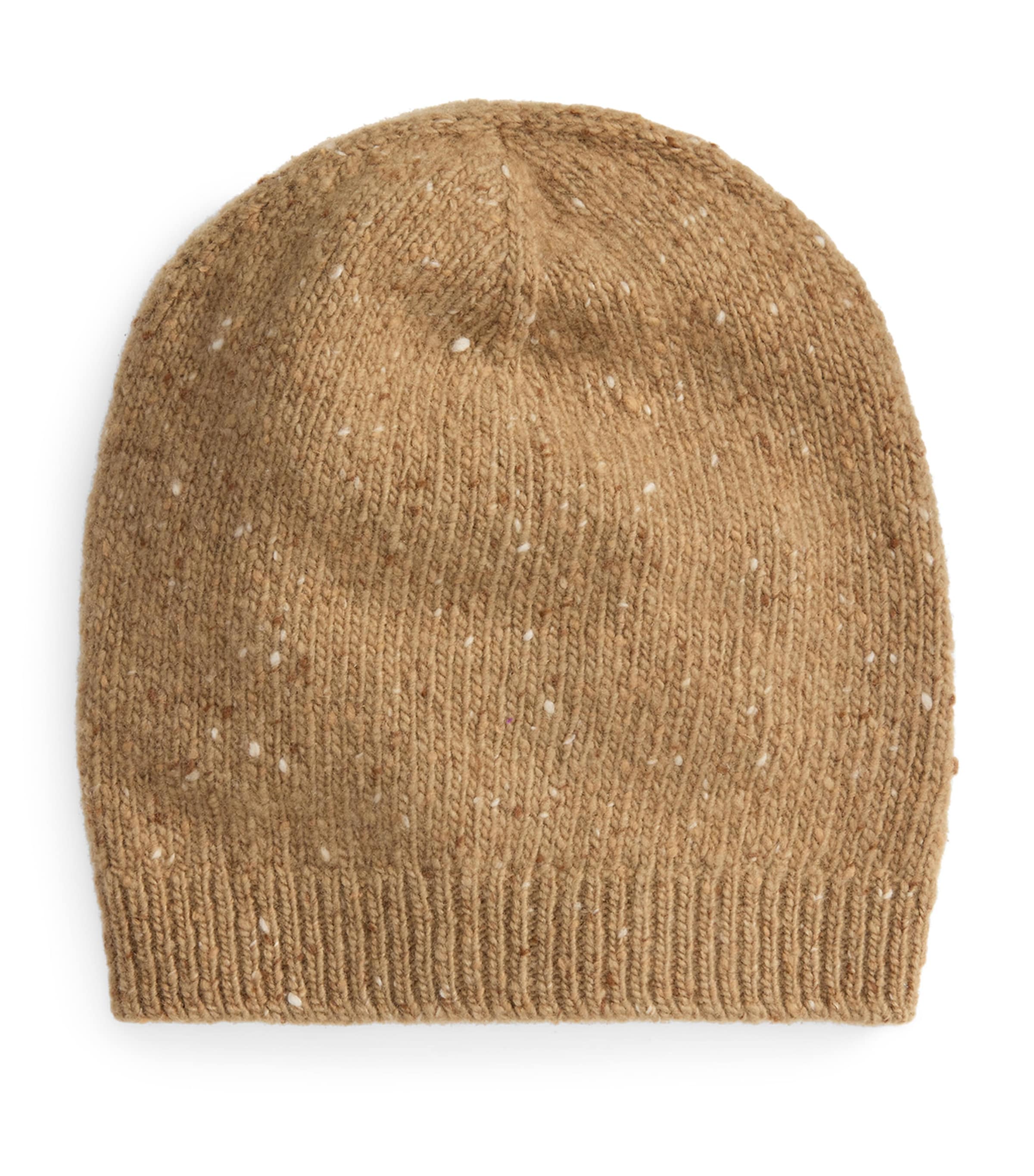 Ralph Lauren Cashmere-blend Donegal Hat In Brown