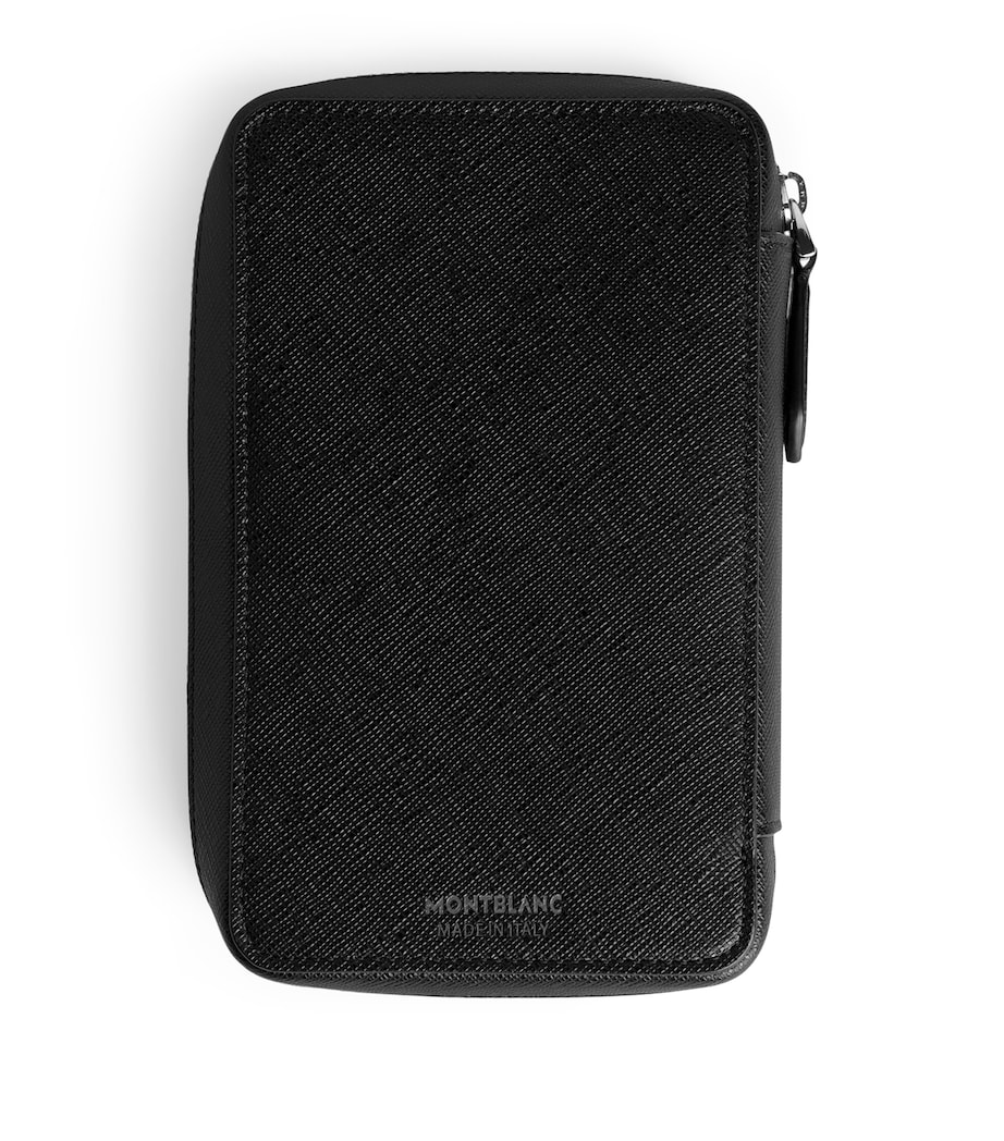 Leather Sartorial 8-Pen Pouch BLACK Image 3
