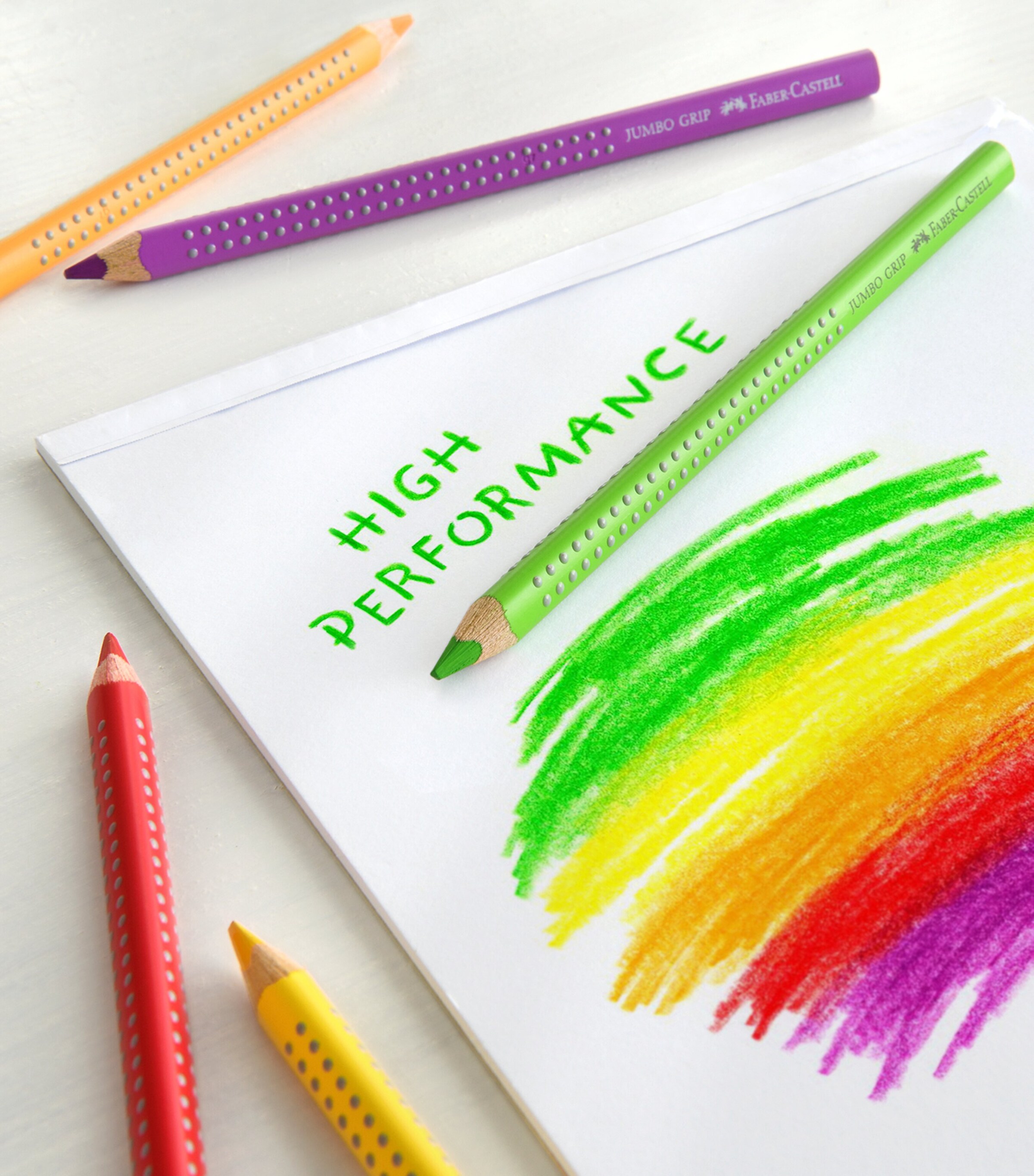 Jumbo Grip Colour Pencil Case MULTI Image 3