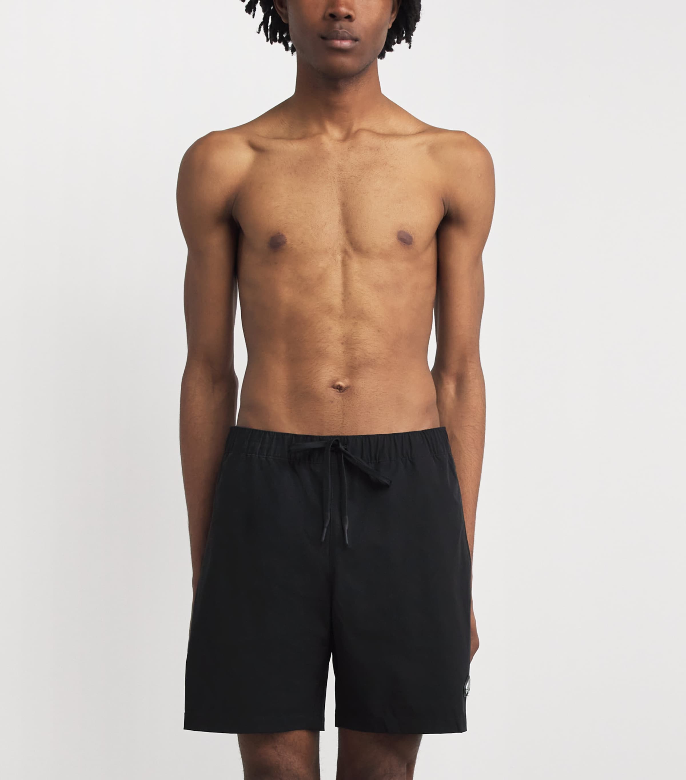 Moose Knuckles Mens Drawstring Swim Shorts Black Image 2