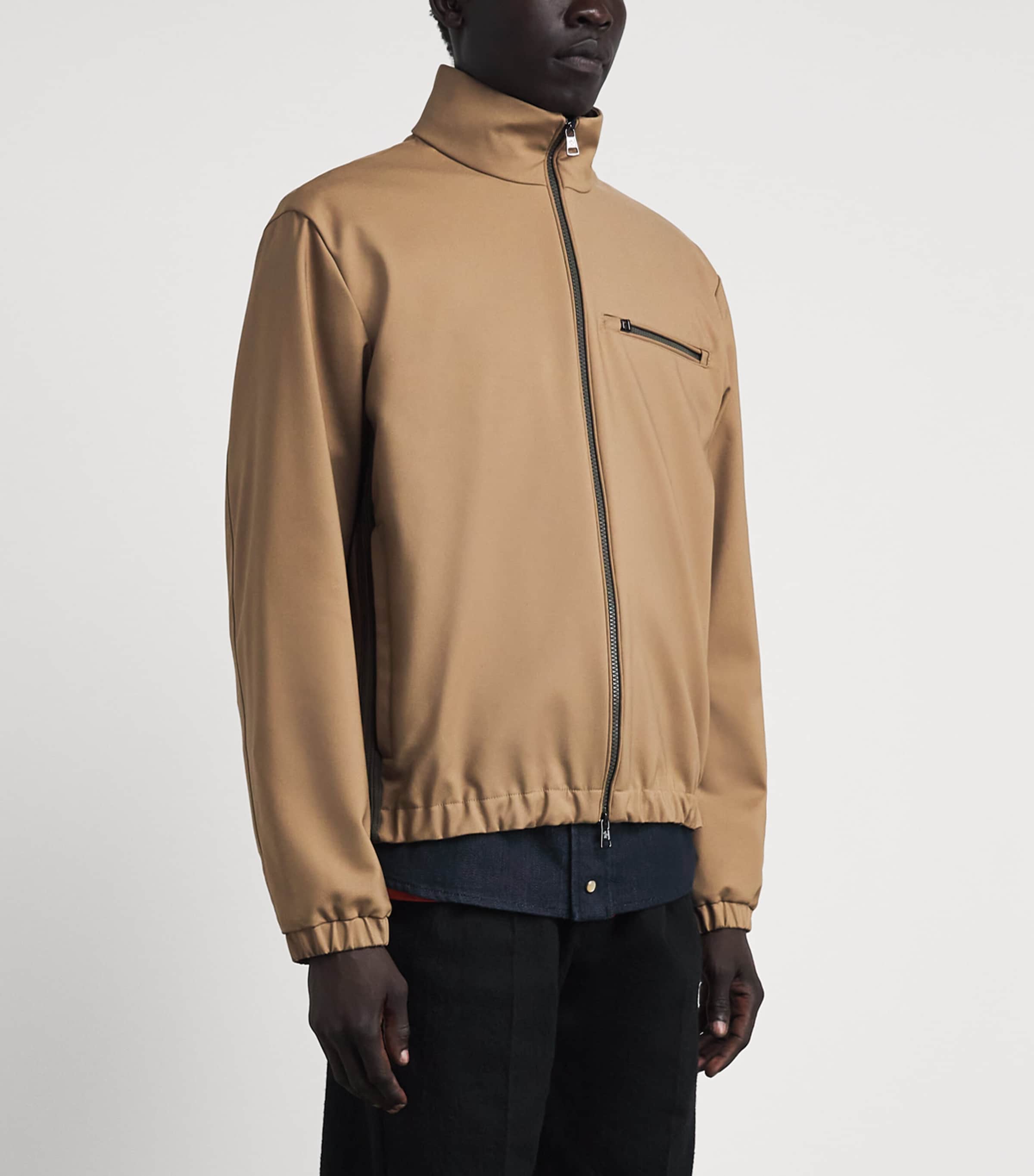 Moncler Mens Cotton-Blend Fourioun Jacket Image 4