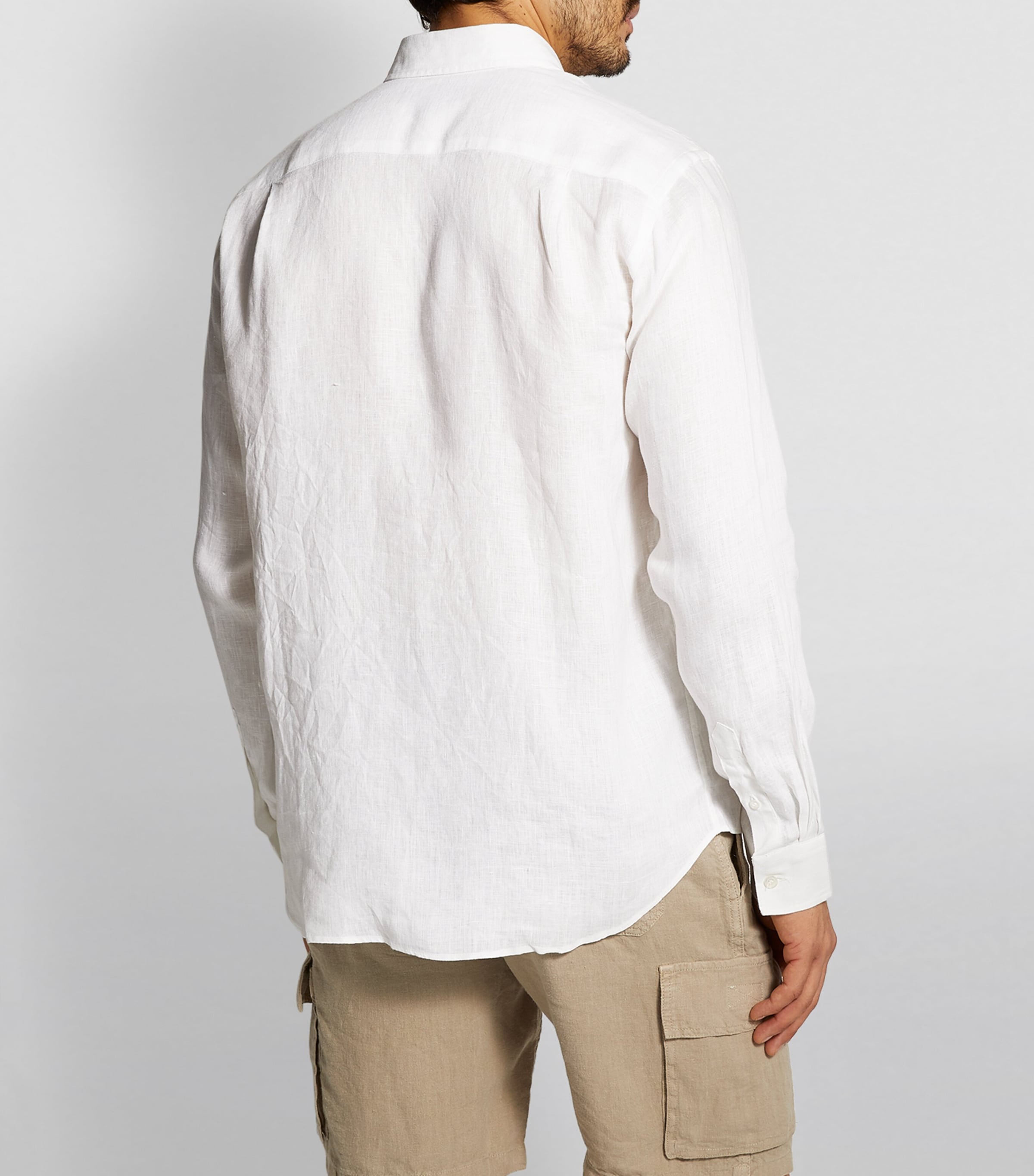 Linen Shirt 010 BLANC Image 1