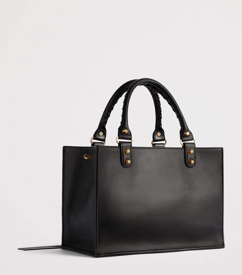 Balenciaga Medium Leather Le City Tote Bag Image 5