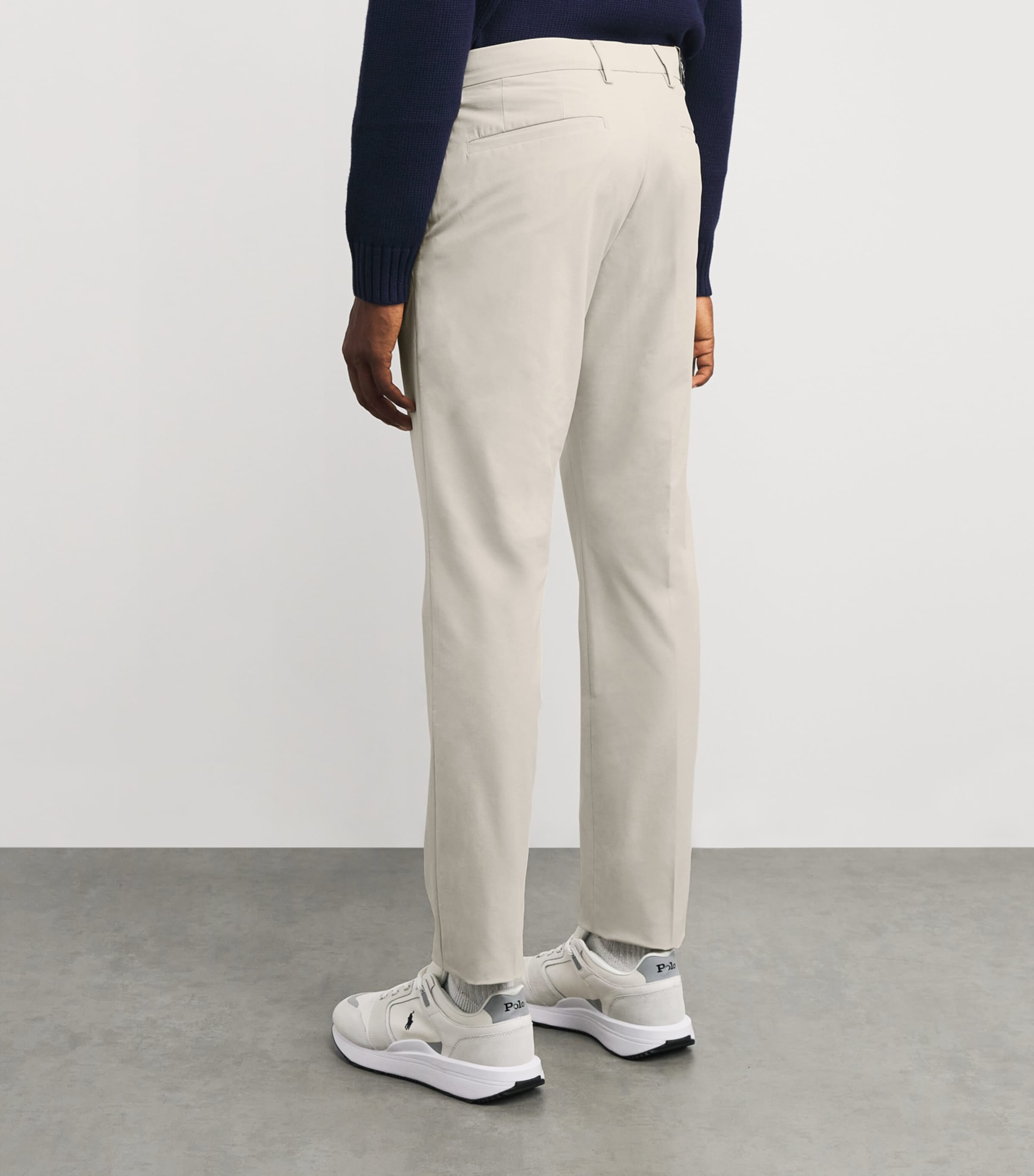 Performance Twill Slim Trousers BASIC SAND Image 4