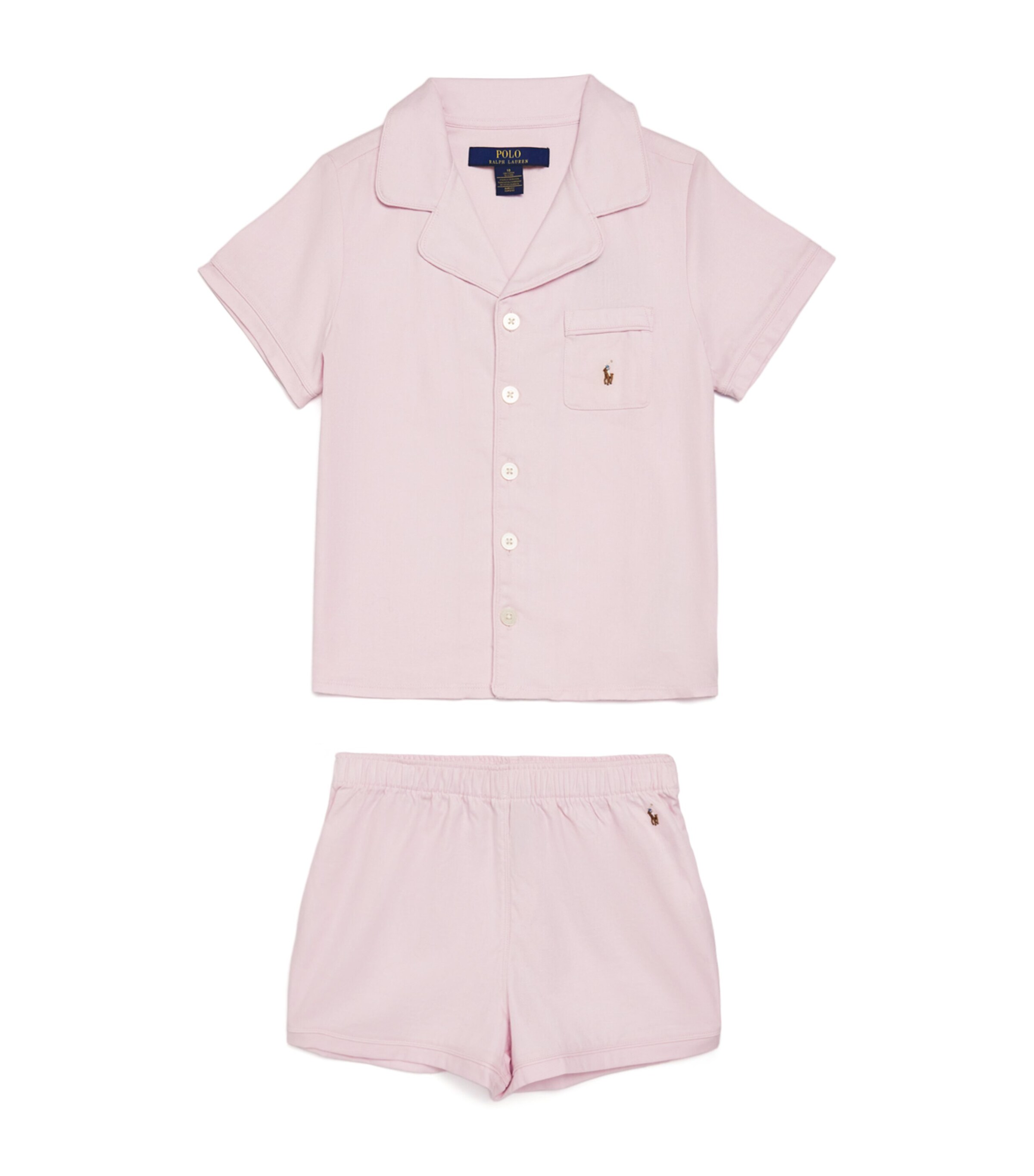 Cotton Pyjama Set (8-14 Years) DECO PINK OXFORD Image 1