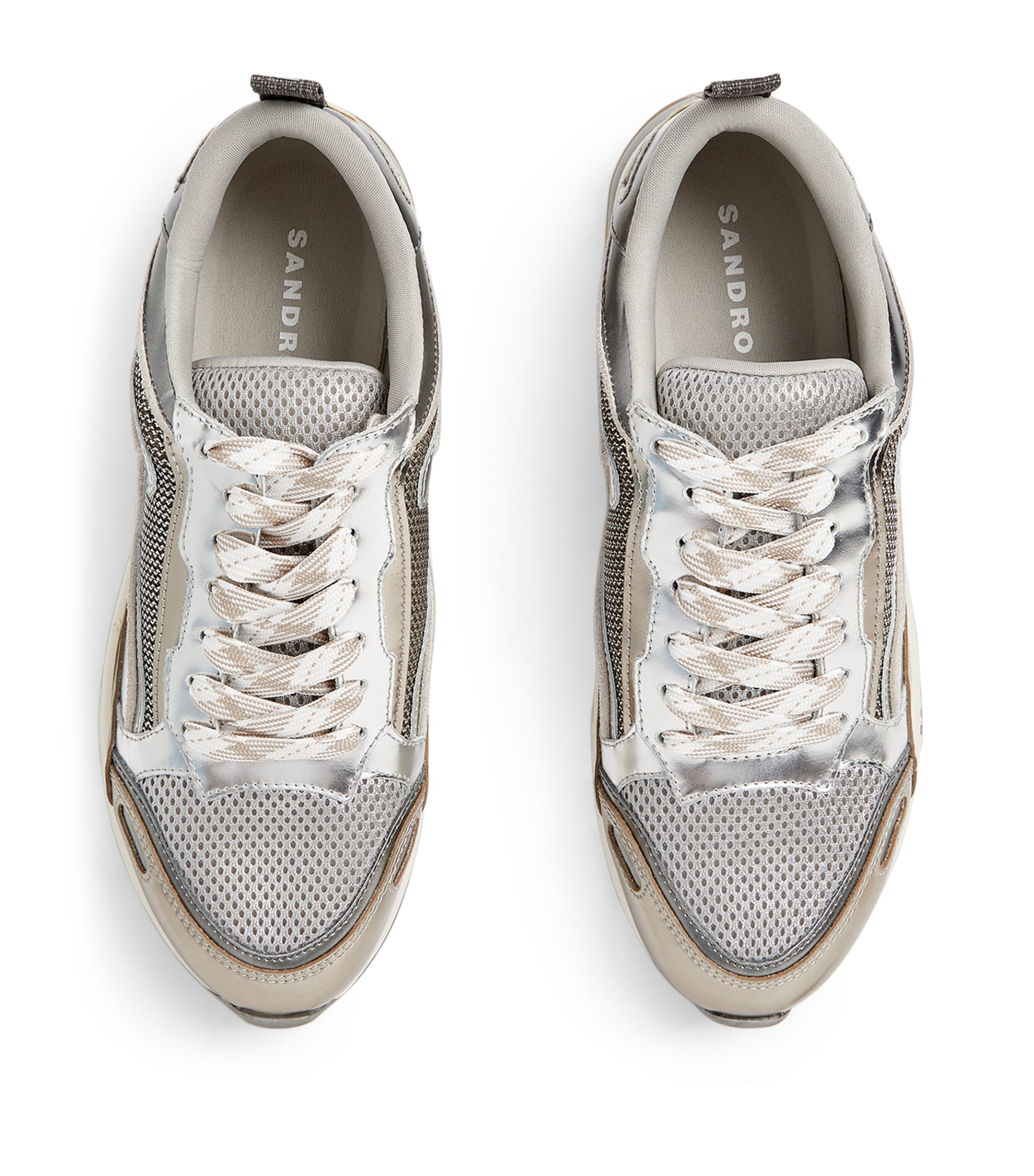 Flame Sneakers SILVER Image 2