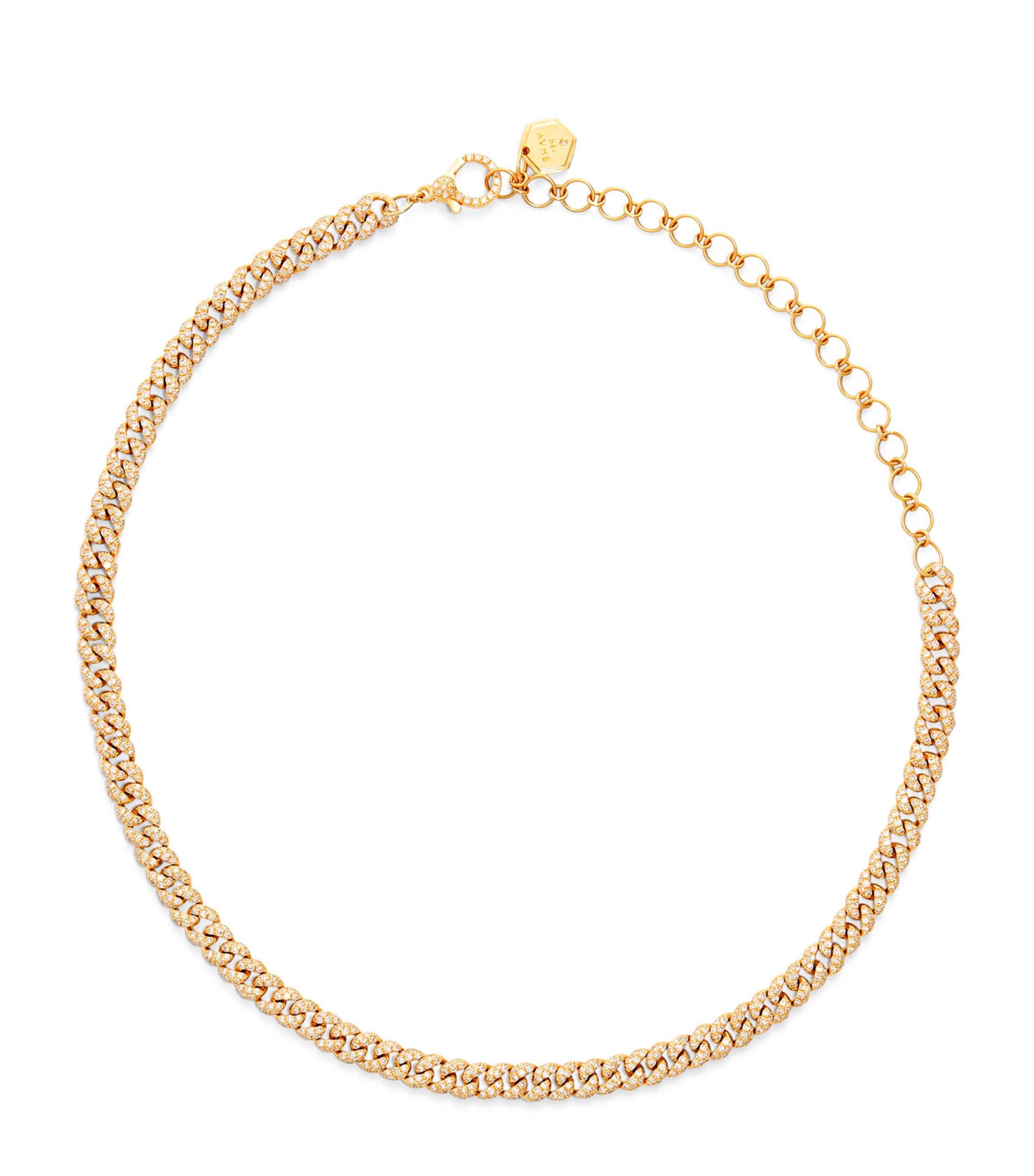 Shay Mini 18-karat Gold Diamond Choker In Gold