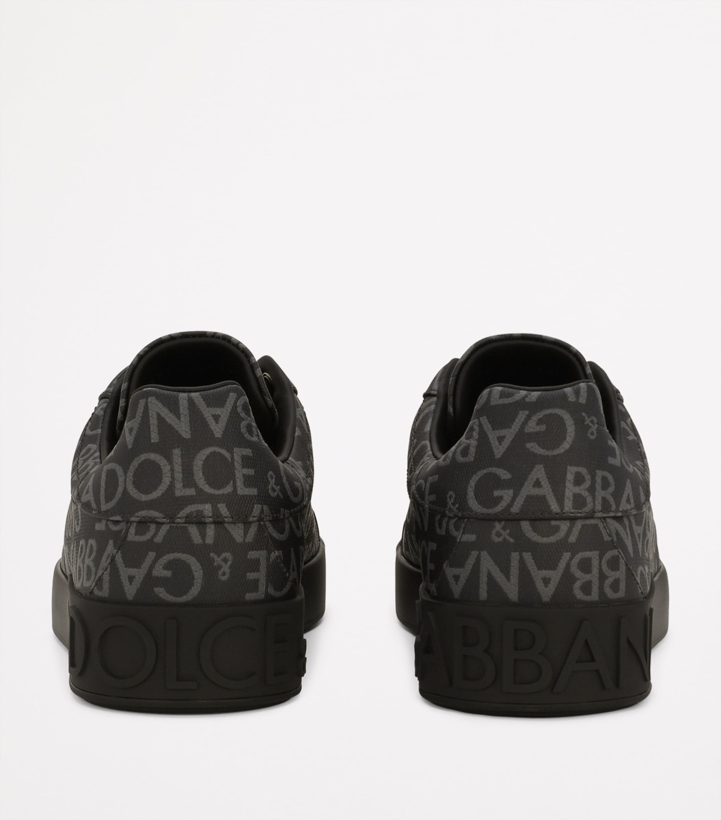Logo Jacquard Sneakers 8B969-BLACK/GREY Image 4