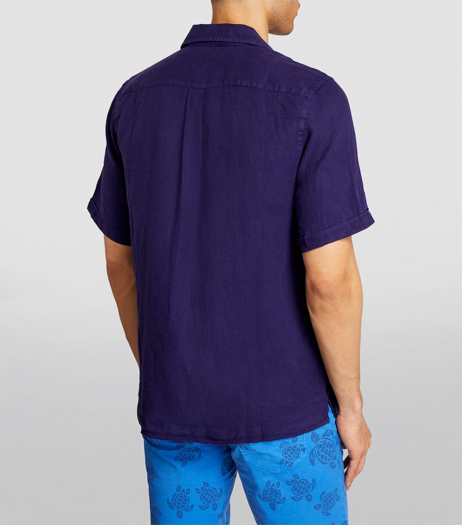 Linen Charlie Shirt 605 MIDNIGHT Image 4