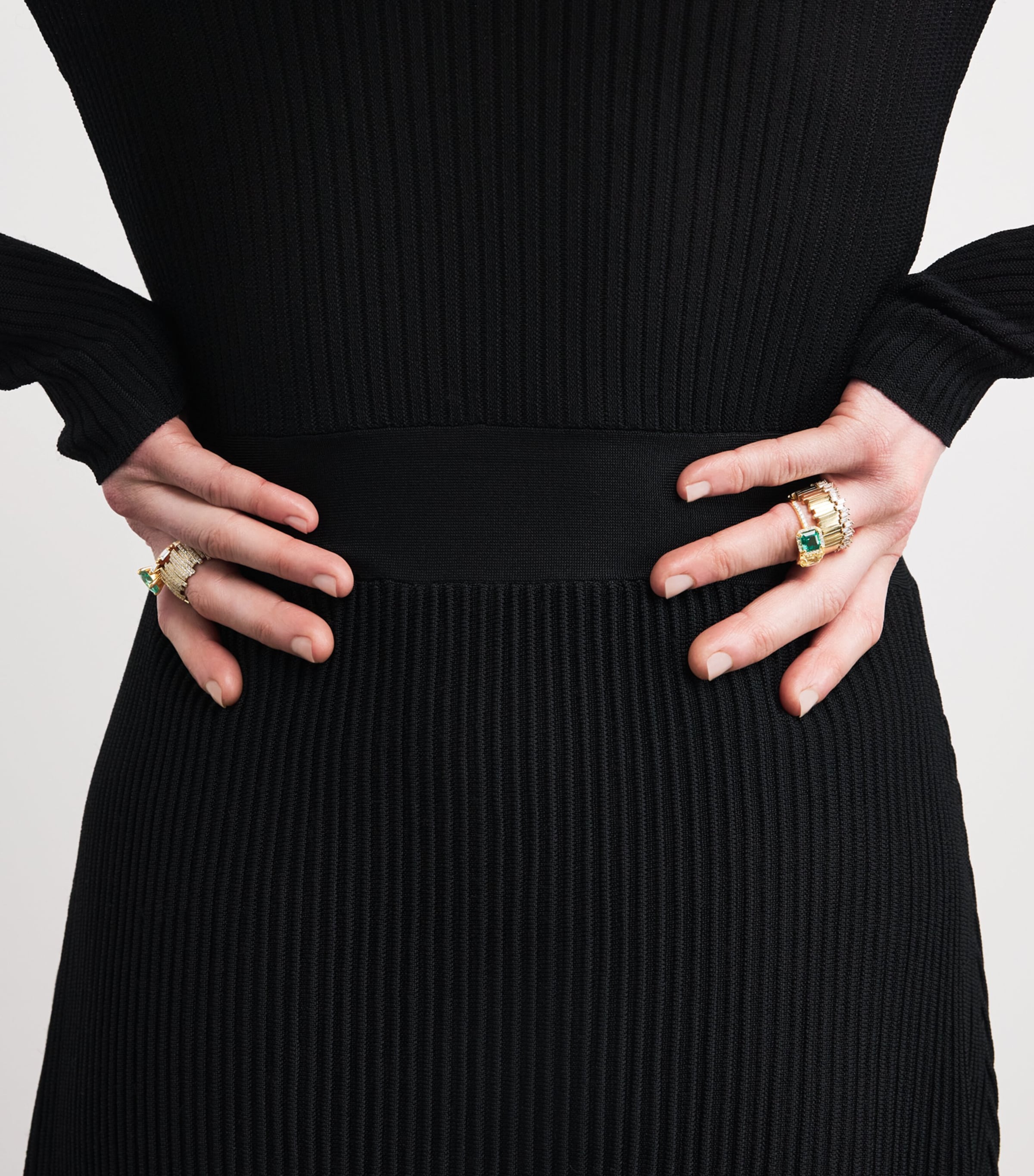 Suzanne Kalan Yellow Gold Toi et Moi Diamond and Emerald Ring Yg/emer Image 5