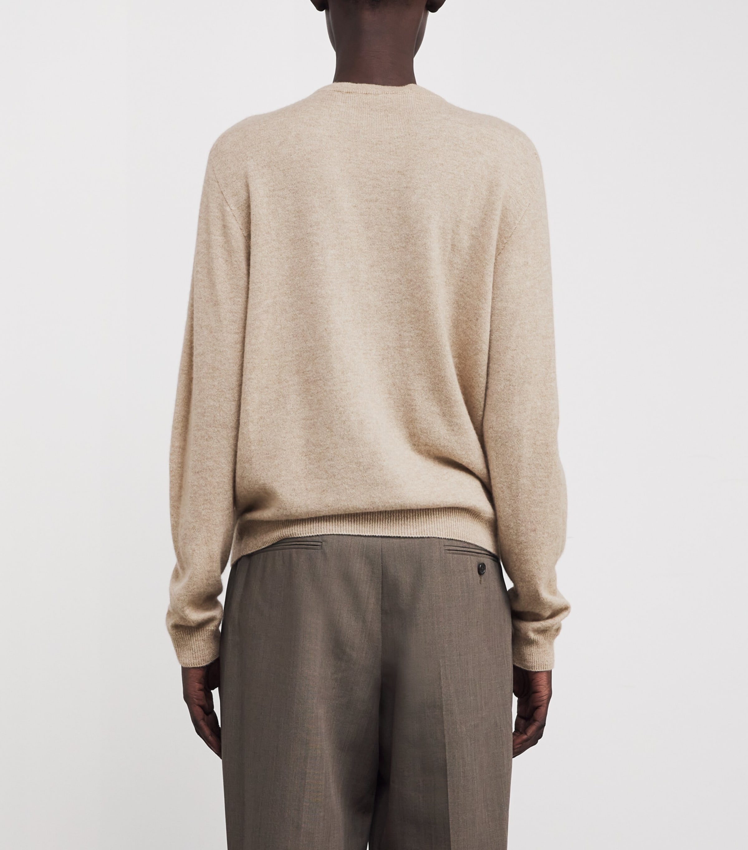 Kisaora Cashmere Sweater BEIGE MELANGE Image 4