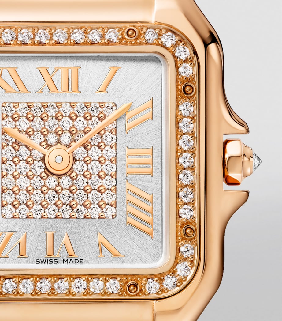 Cartier Medium Rose Gold and Diamond Panthère de Cartier Watch 26.7mm Rose Gold Image 2