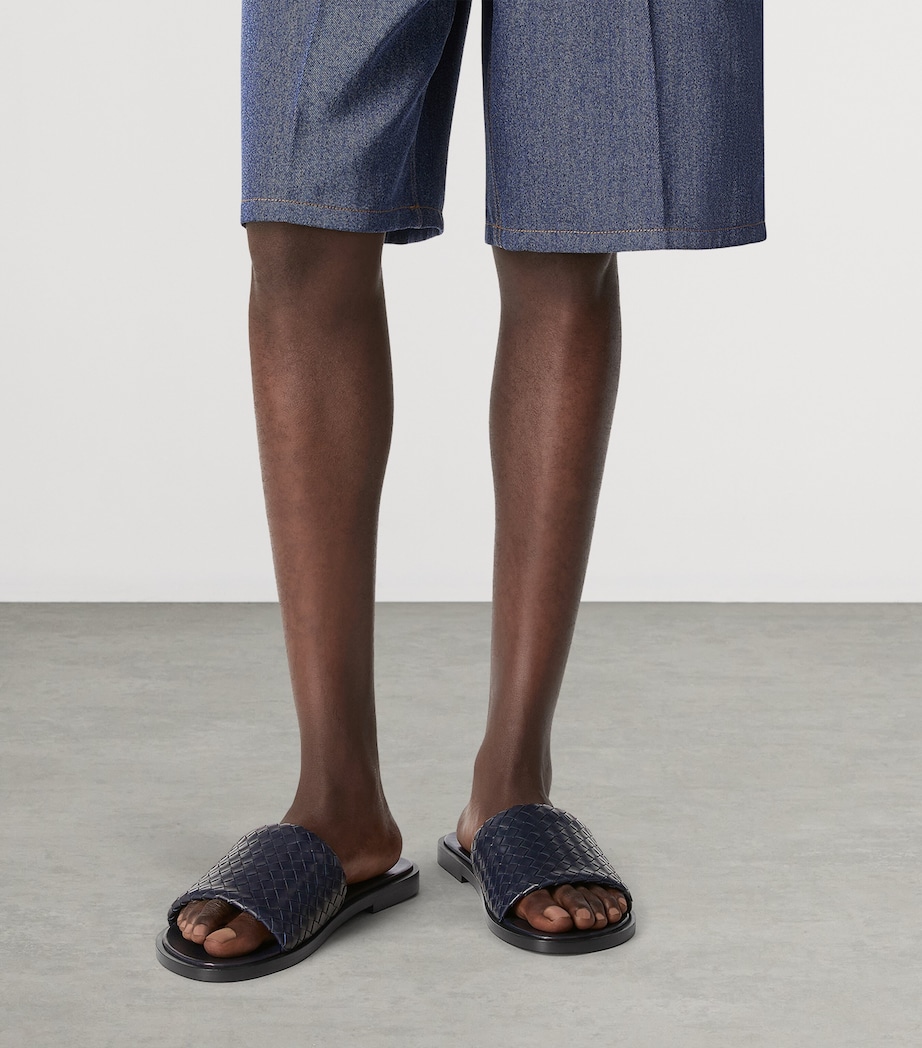 Leather Intrecciato Elio Sandals 4185 Image 2