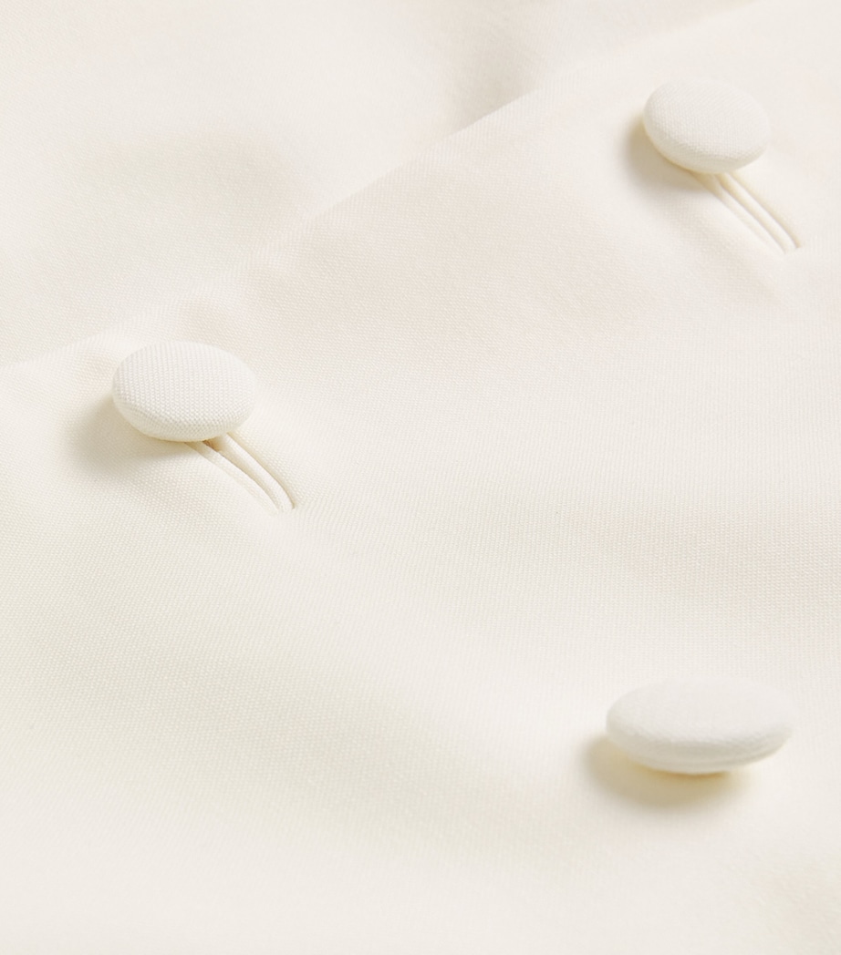 Wool-Blend Double-Breasted Blazer OFF-WHITE Image 5