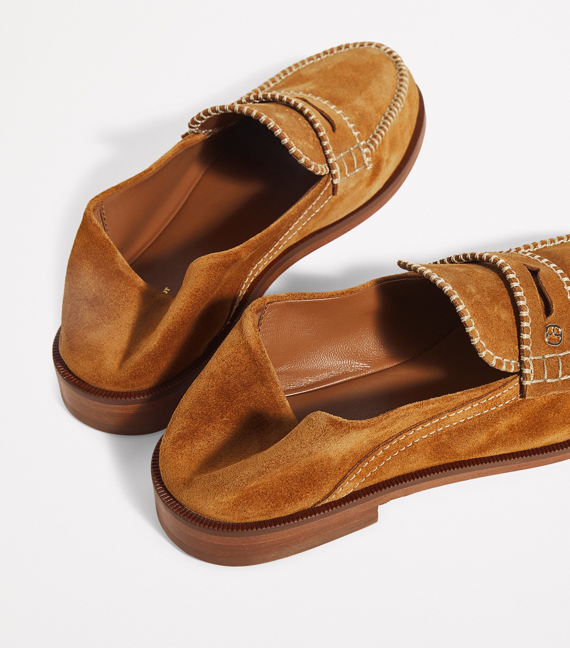 Suede Loafers CAMEL Image 7