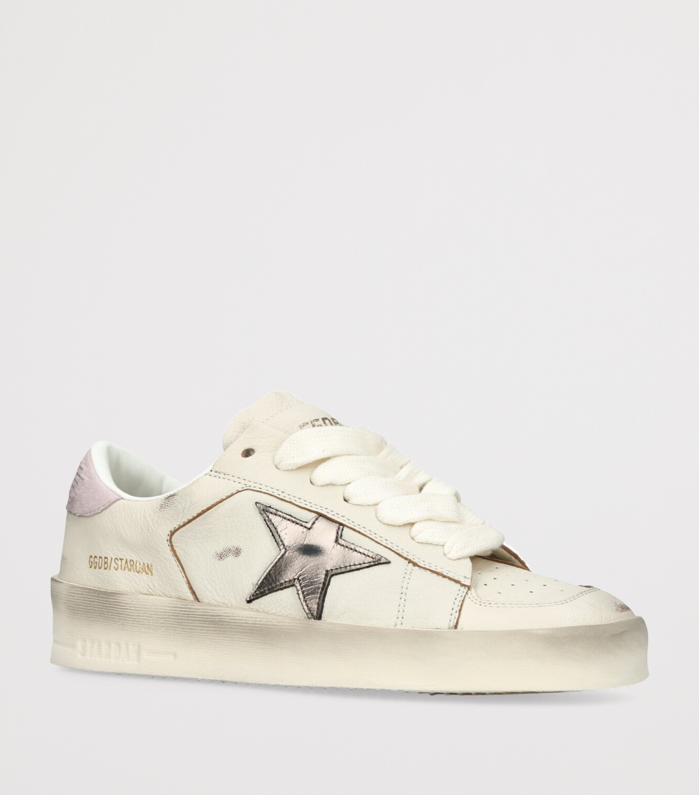 Golden Goose Leather Stardan Sneakers White/oth Image 3