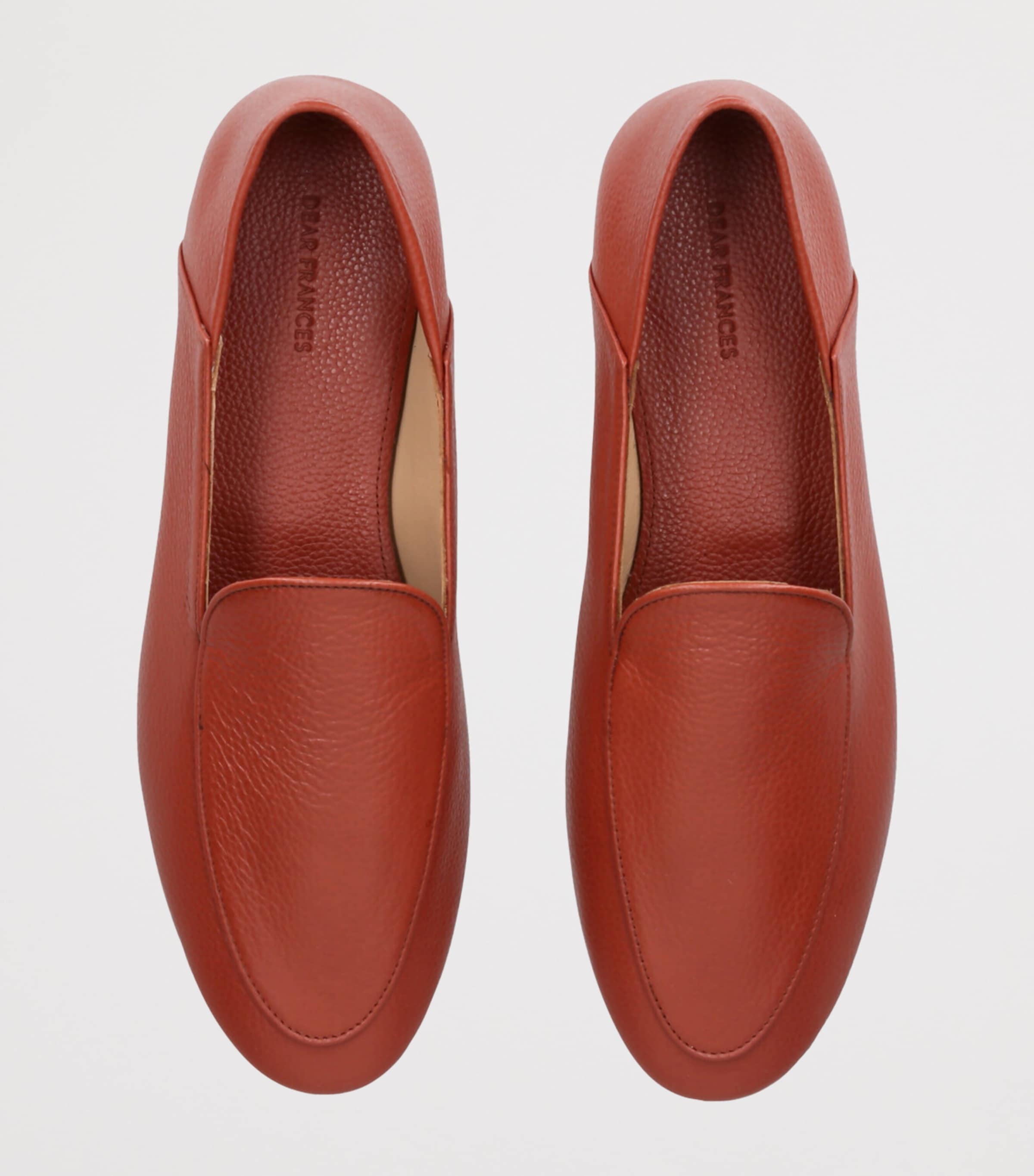 Dear Frances Leather Gio Loafers Tan Image 4
