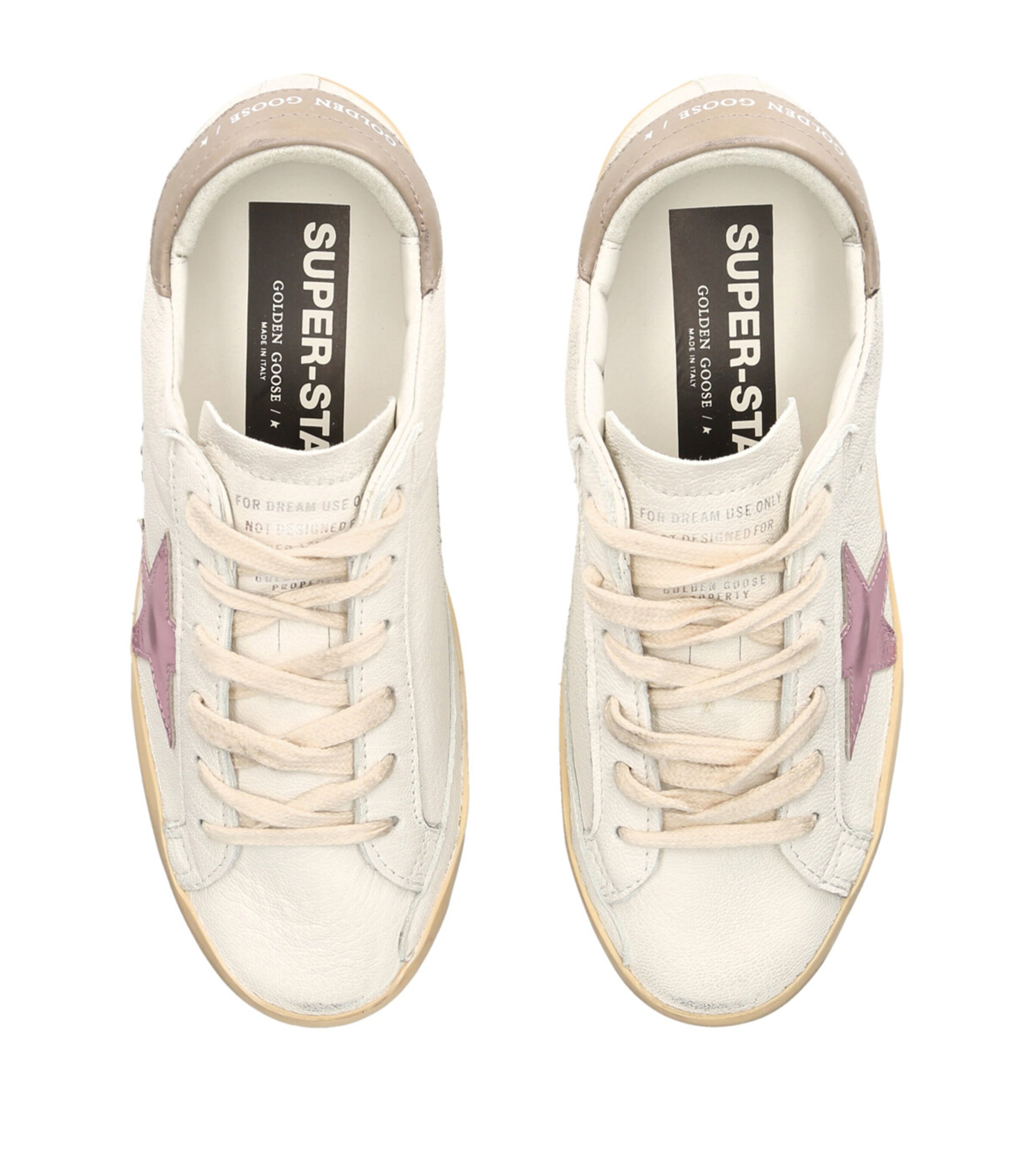 Leather Superstar Sneakers WHITE/OTH Image 4