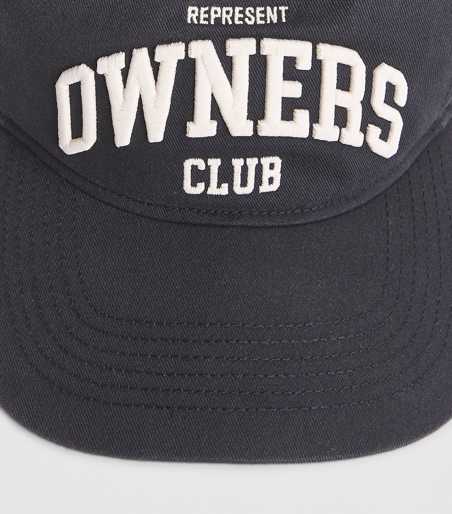 Represent Cotton Owners Club Baseball Cap Faded Black Image 4