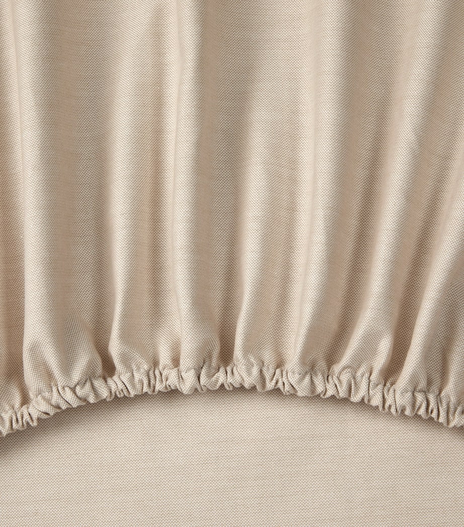 Ralph Lauren Home Oxford Super King Fitted Sheet (180cm x 200cm) Linen Image 3