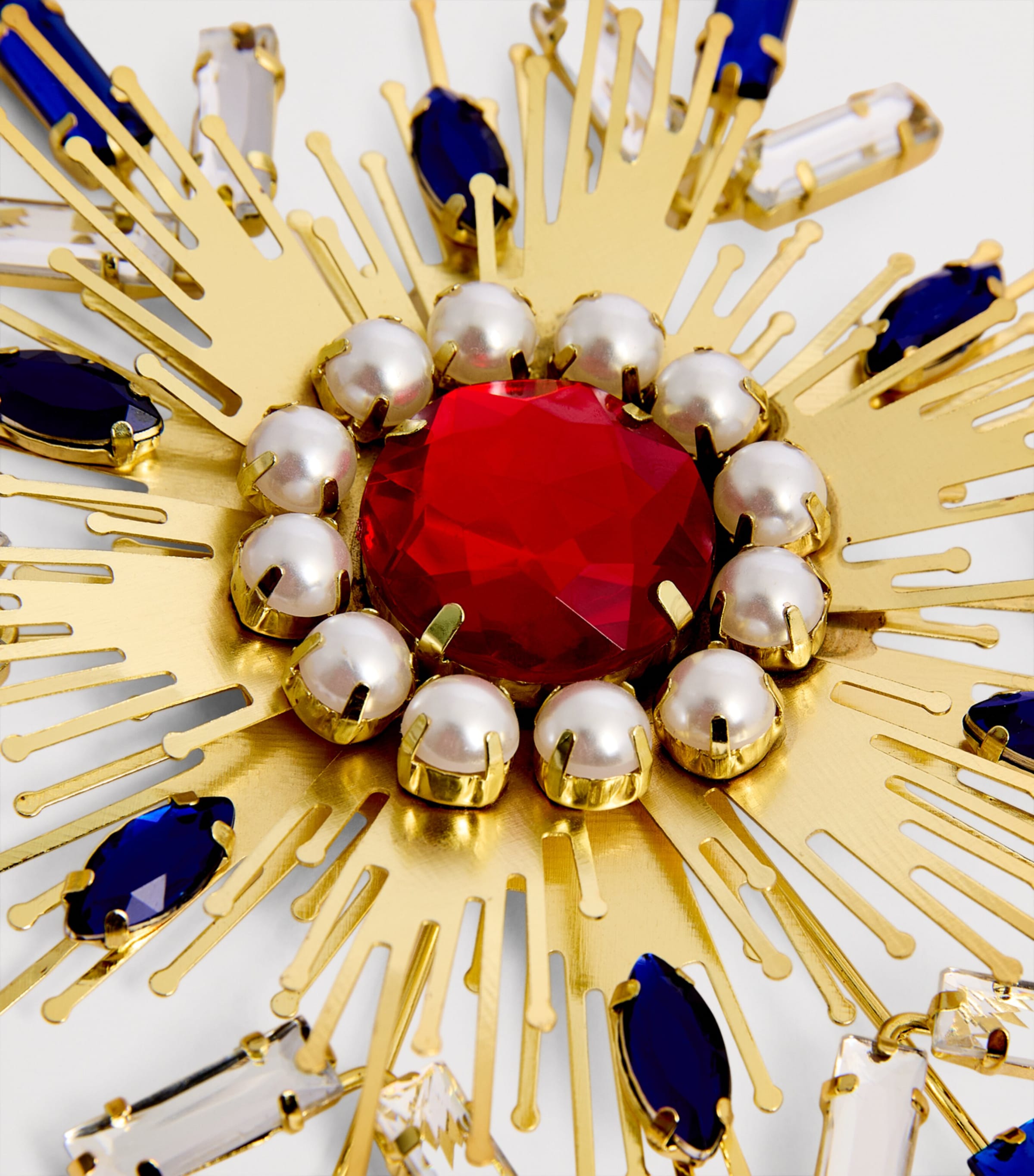 Embellished Snowflake Tree Decoration METALLIC Image 2