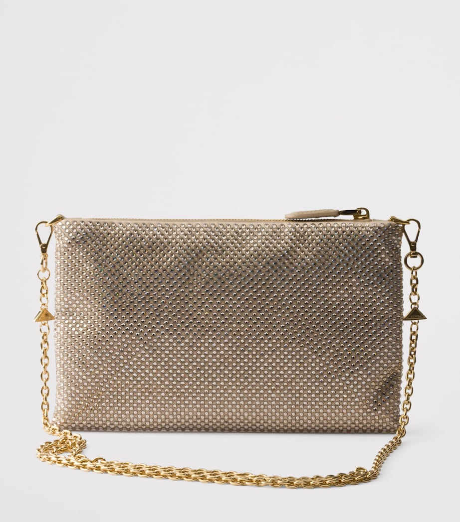 Mini Crystal-Embellished Pouch F0GCN Image 3