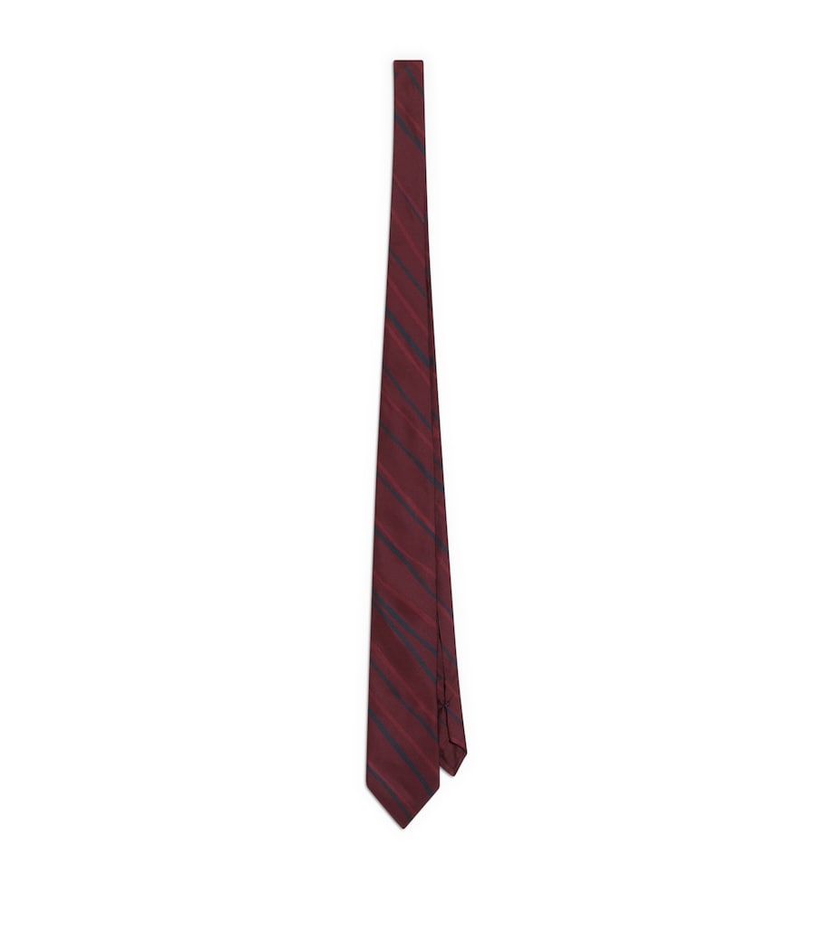 Dolce&Gabbana Silk Twill Stripe Tie Righe Irreg.f. Image 1