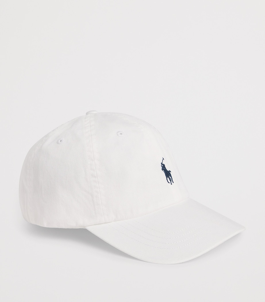 Polo Ralph Lauren Polo Pony Baseball Cap White/ Newport Navy Image 2