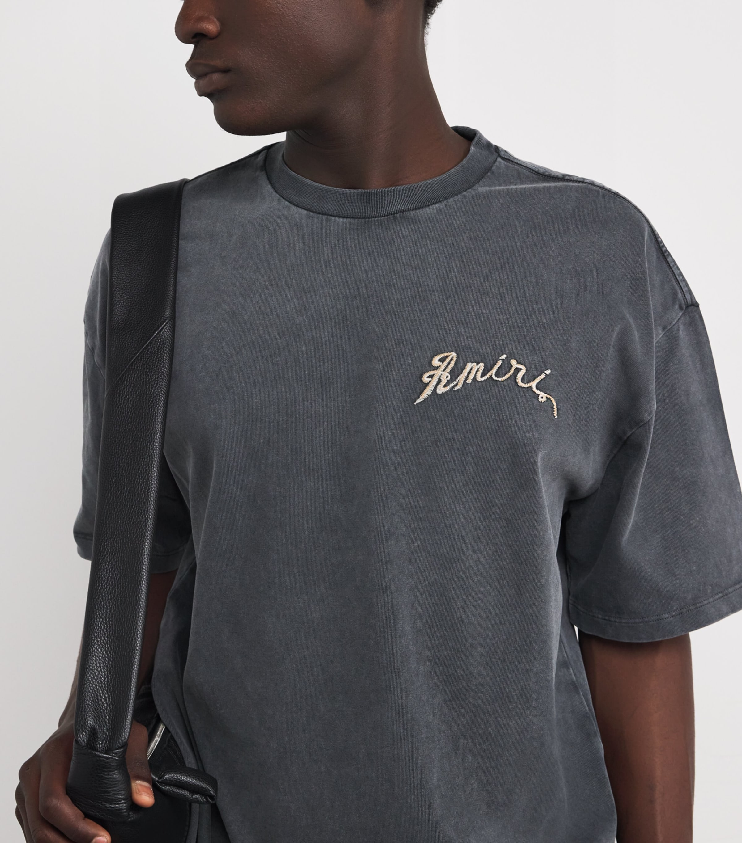 AMIRI Black Cotton Dragon Logo Oversized T-Shirt | Harrods UK AMIRI Black Cotton Dragon Logo Oversized T-Shirt | Harrods UK