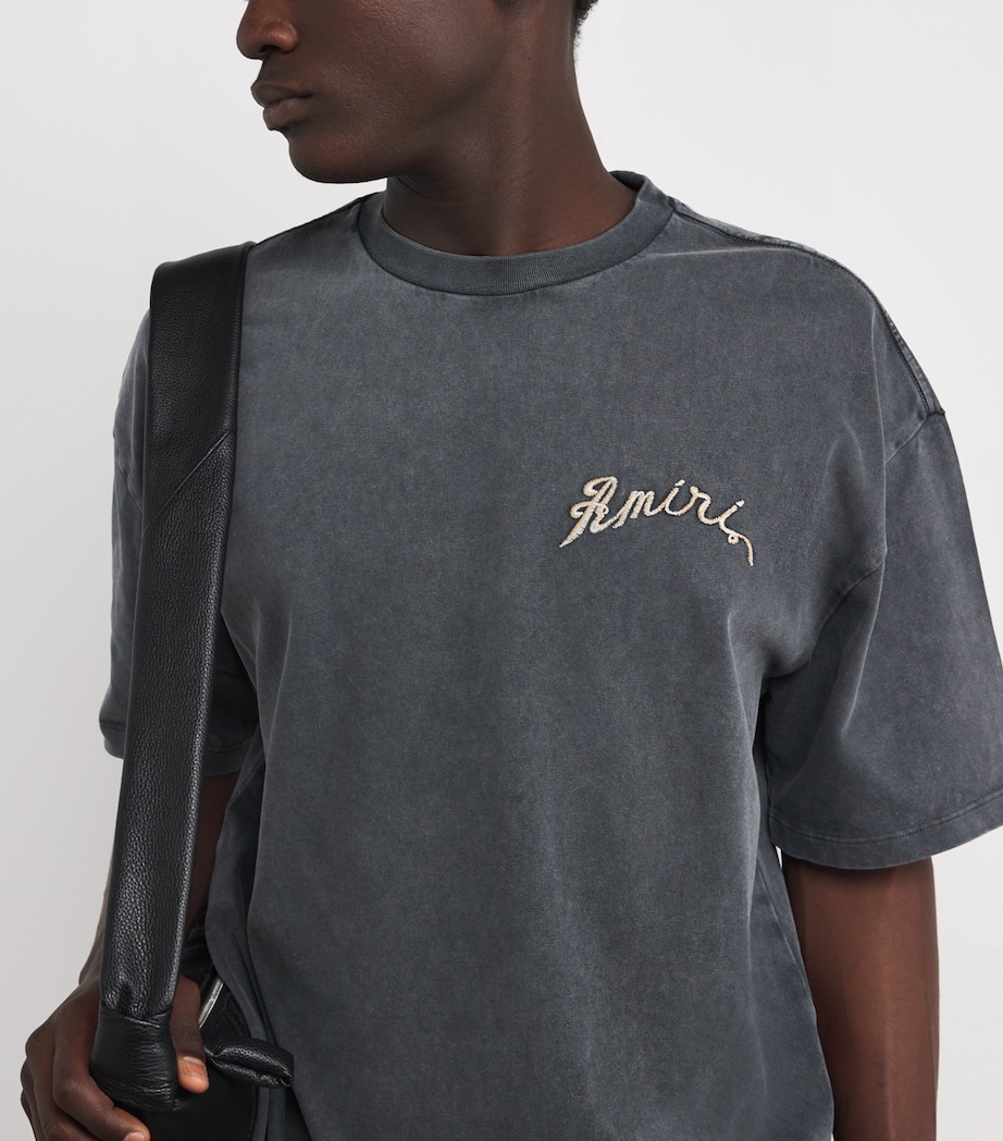 Cotton Dragon Logo Oversized T-Shirt BLACK Image 6