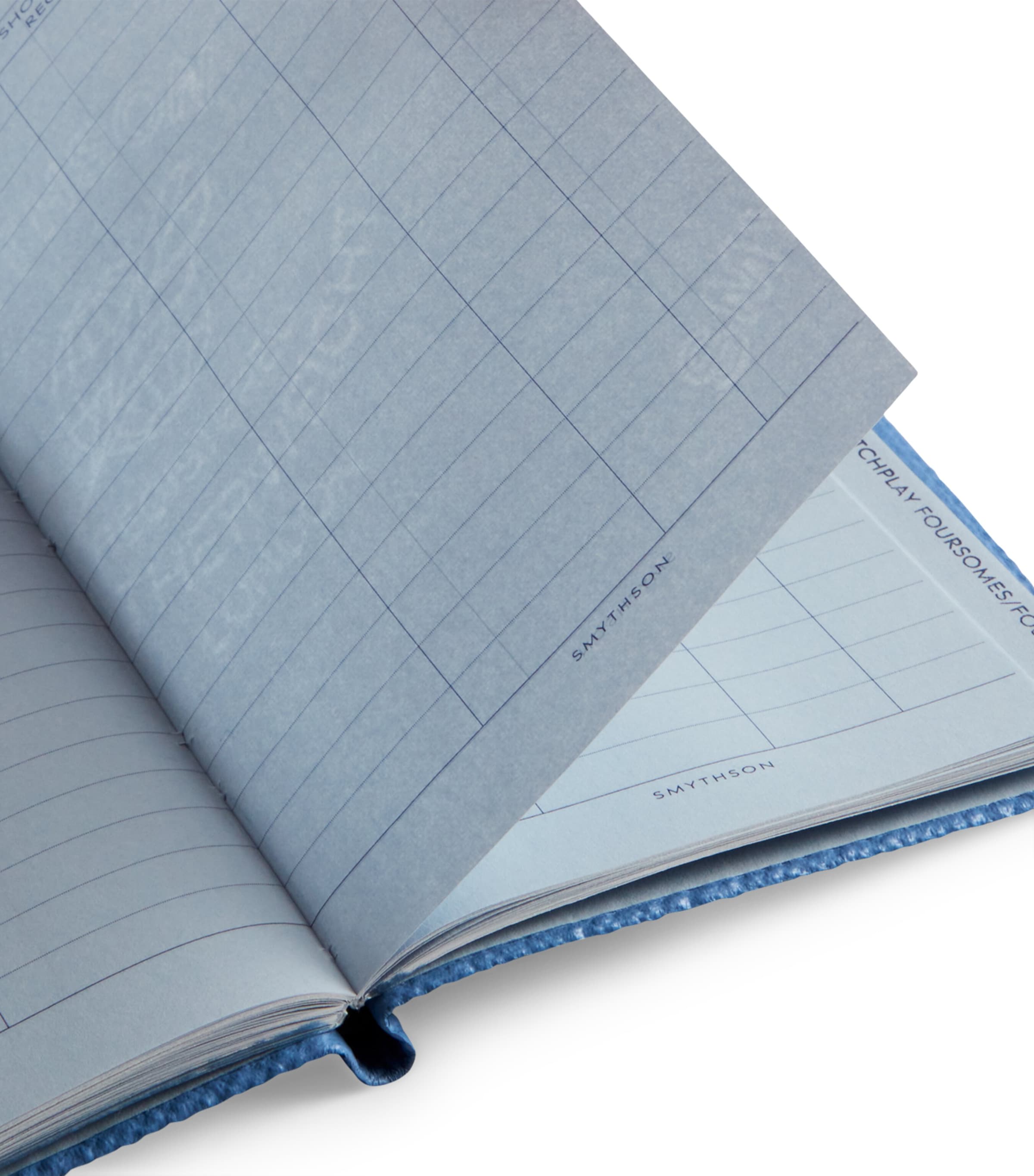 Leather Golf Notes Panama Notebook NILE BLUE SS21 Image 4