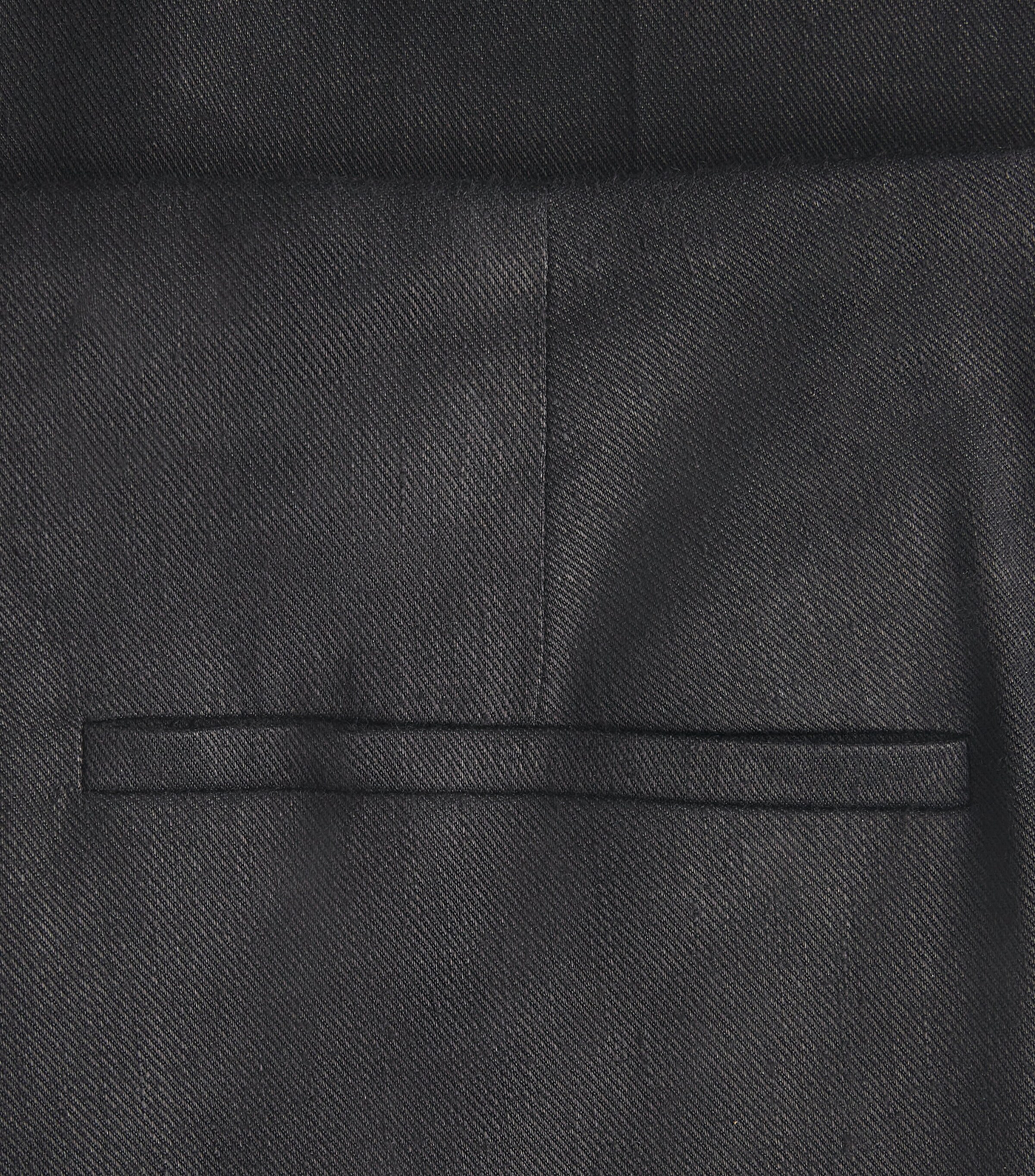 Theory Womens Linen-Blend Capri Trousers Black Image 6