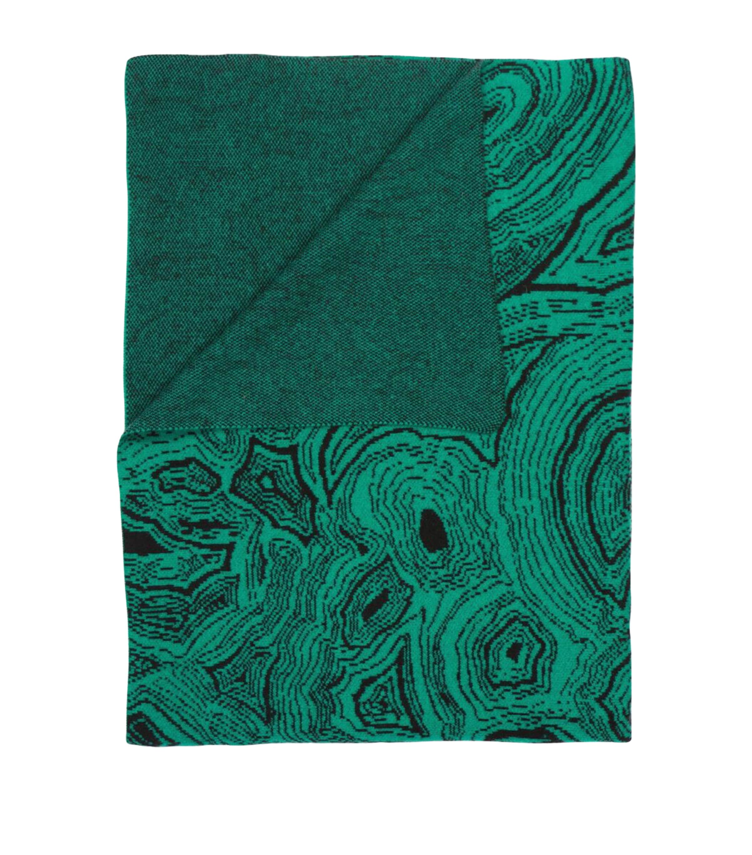 Cashmere Malachite Throw (180cm x 130cm) GREEN Image 2