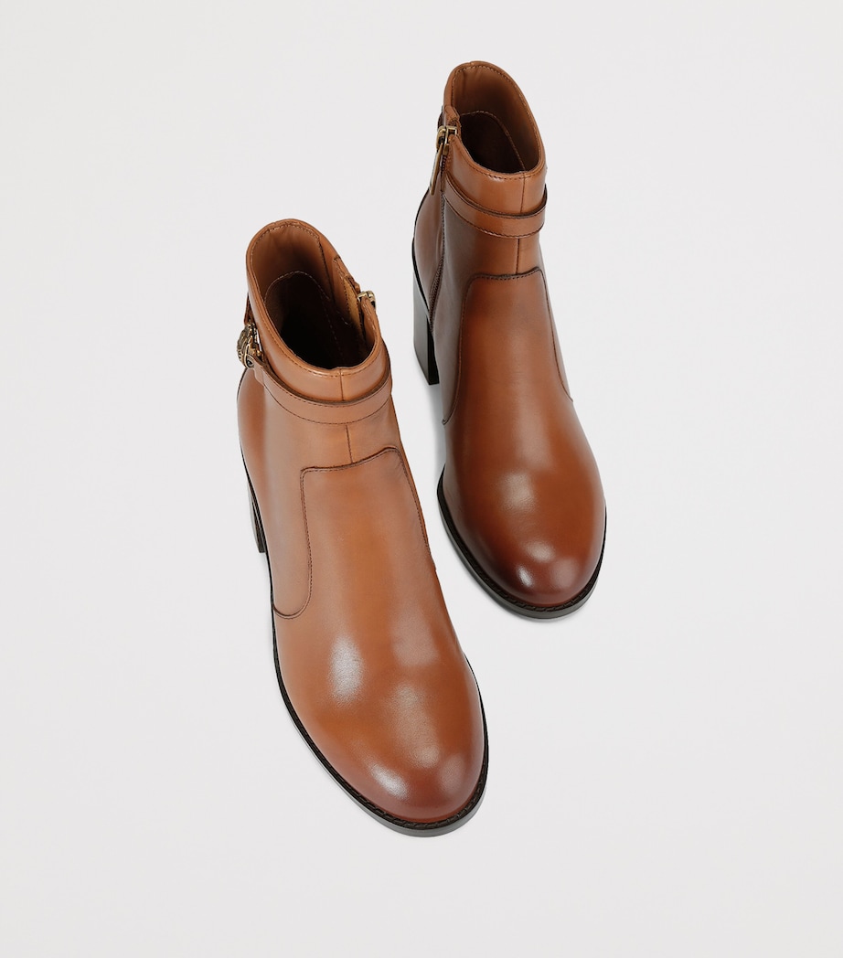 Leather Shoreditch Ankle Boots TAN Image 4