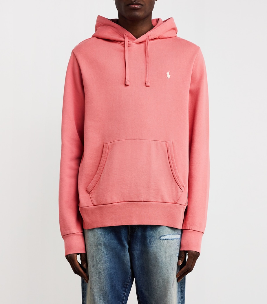 Cotton Loopback Hoodie PINK Image 3