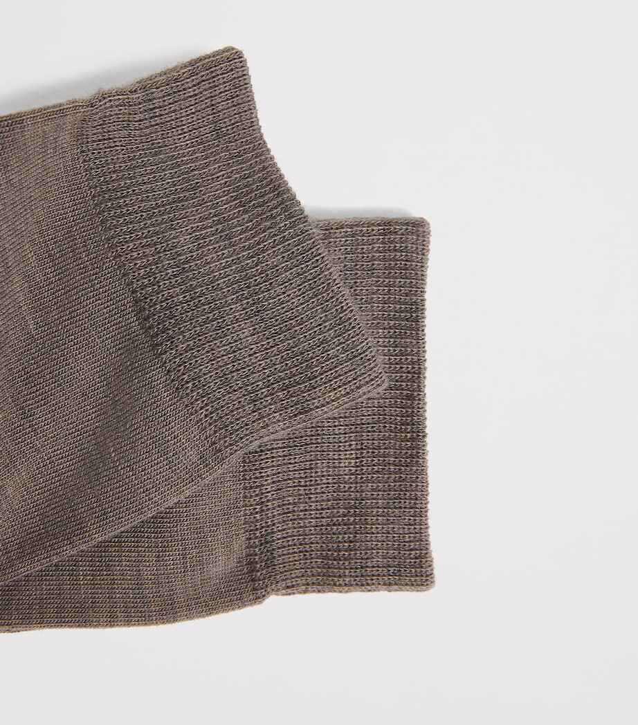 Falke Womens Softmerino Socks Pebble Image 2