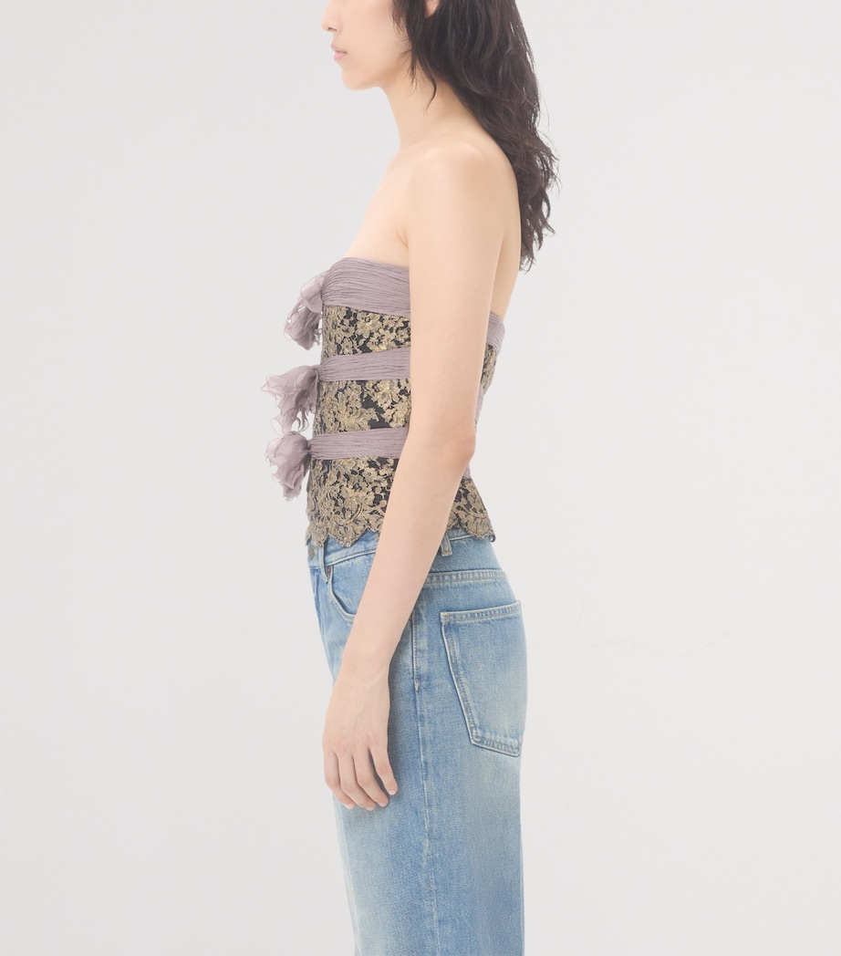 Silk Bow Corset Top CC2 Image 3