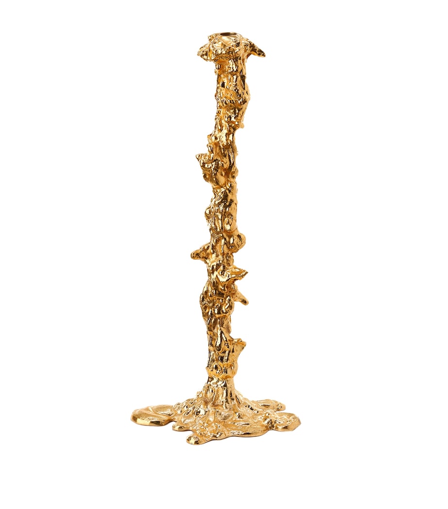 XXL Gold Drop Candle Holder GOLD Image 1