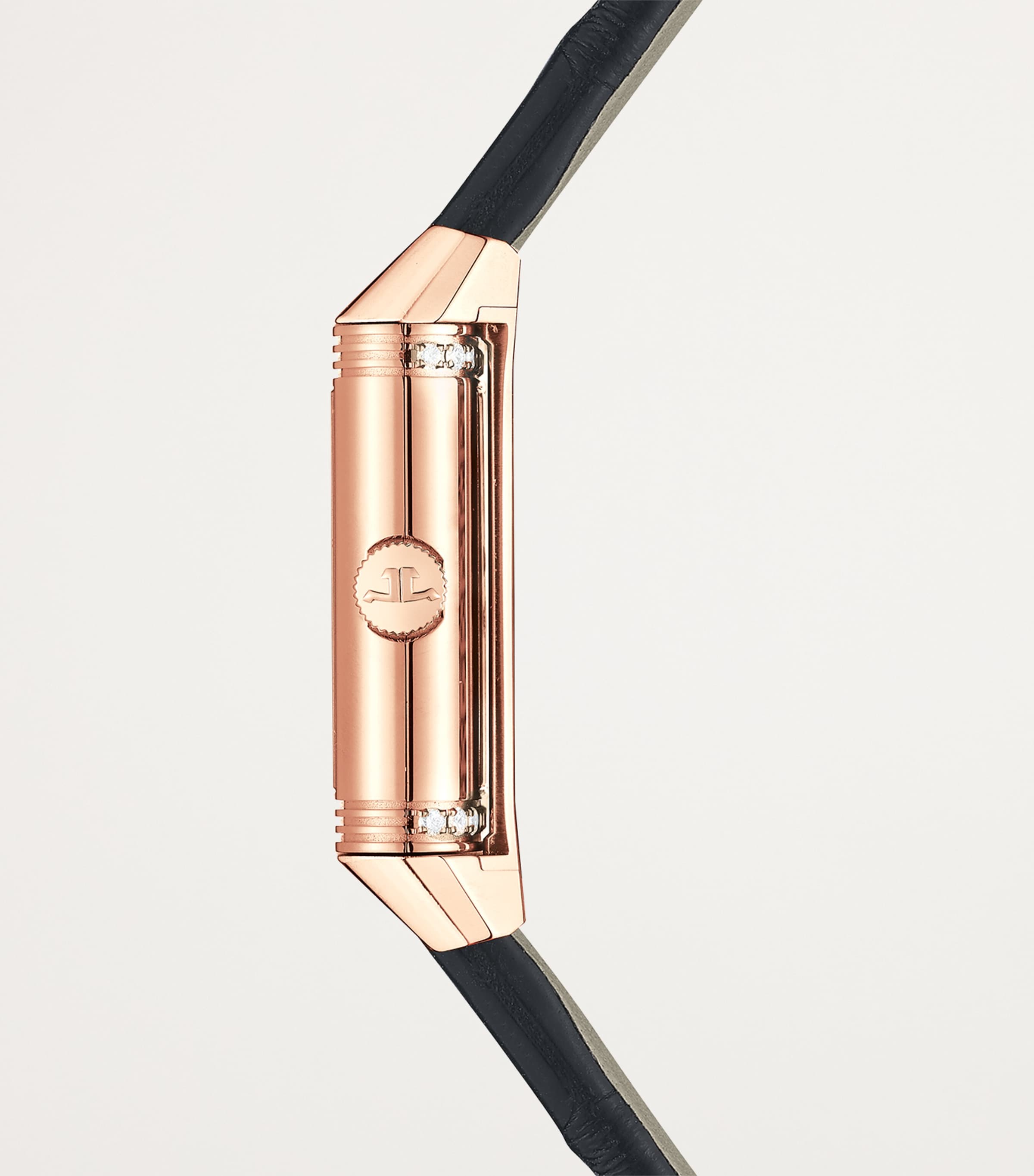 Pink Gold and Diamond Reverso Classic Duetto Watch 34mm PINK GOLD Image 2