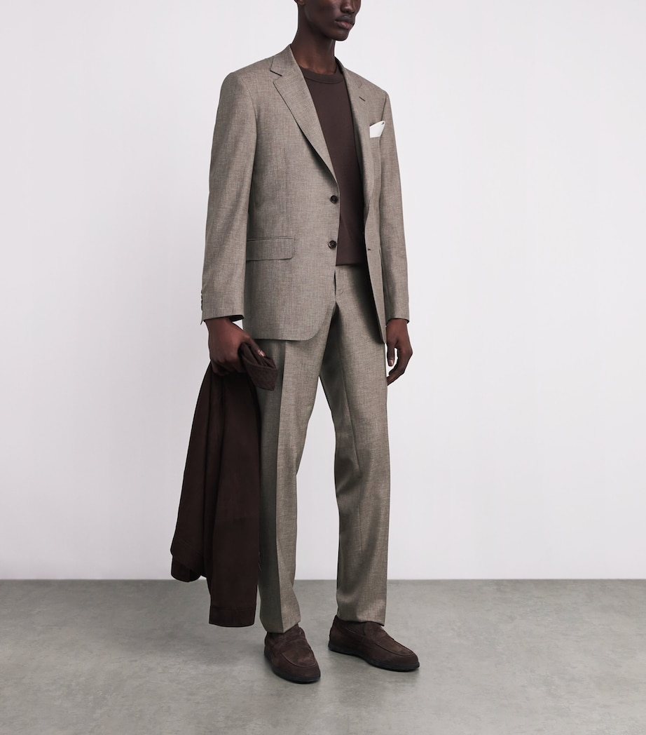 Canali Mens Wool 2-Piece Suit Image 2