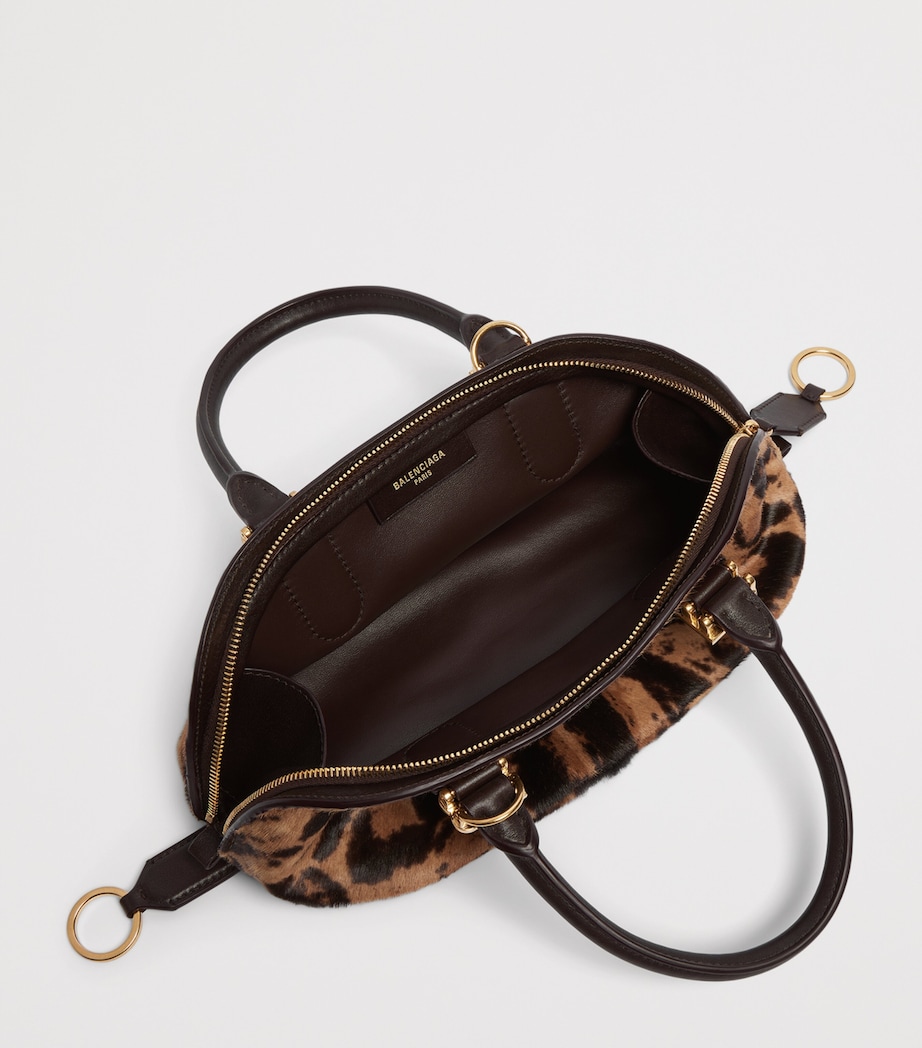 Balenciaga Mini Leather Bolero Bowling Bag Image 8
