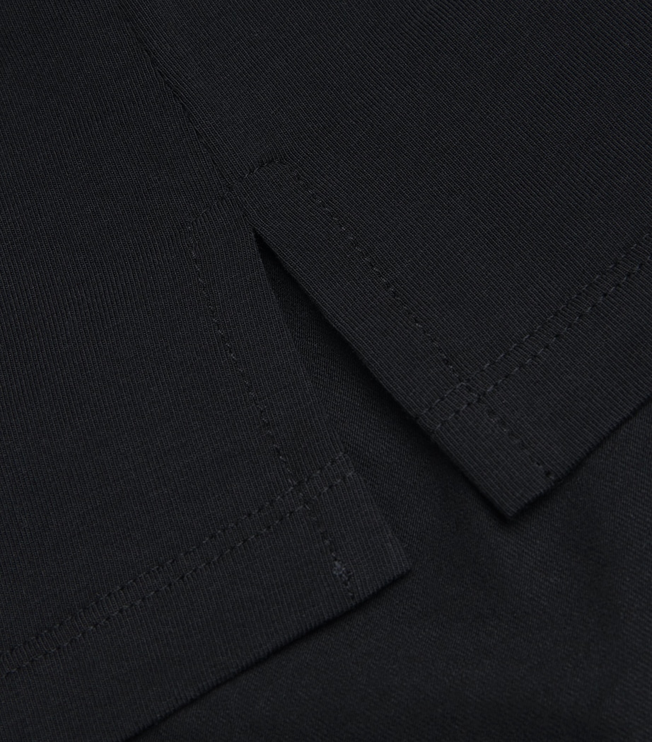 Stretch-Cotton T-Shirt BLACK Image 5