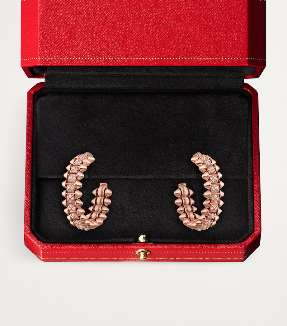 Cartier Rose Gold and Diamond Clash de Cartier Earrings Rose Gold Image 5