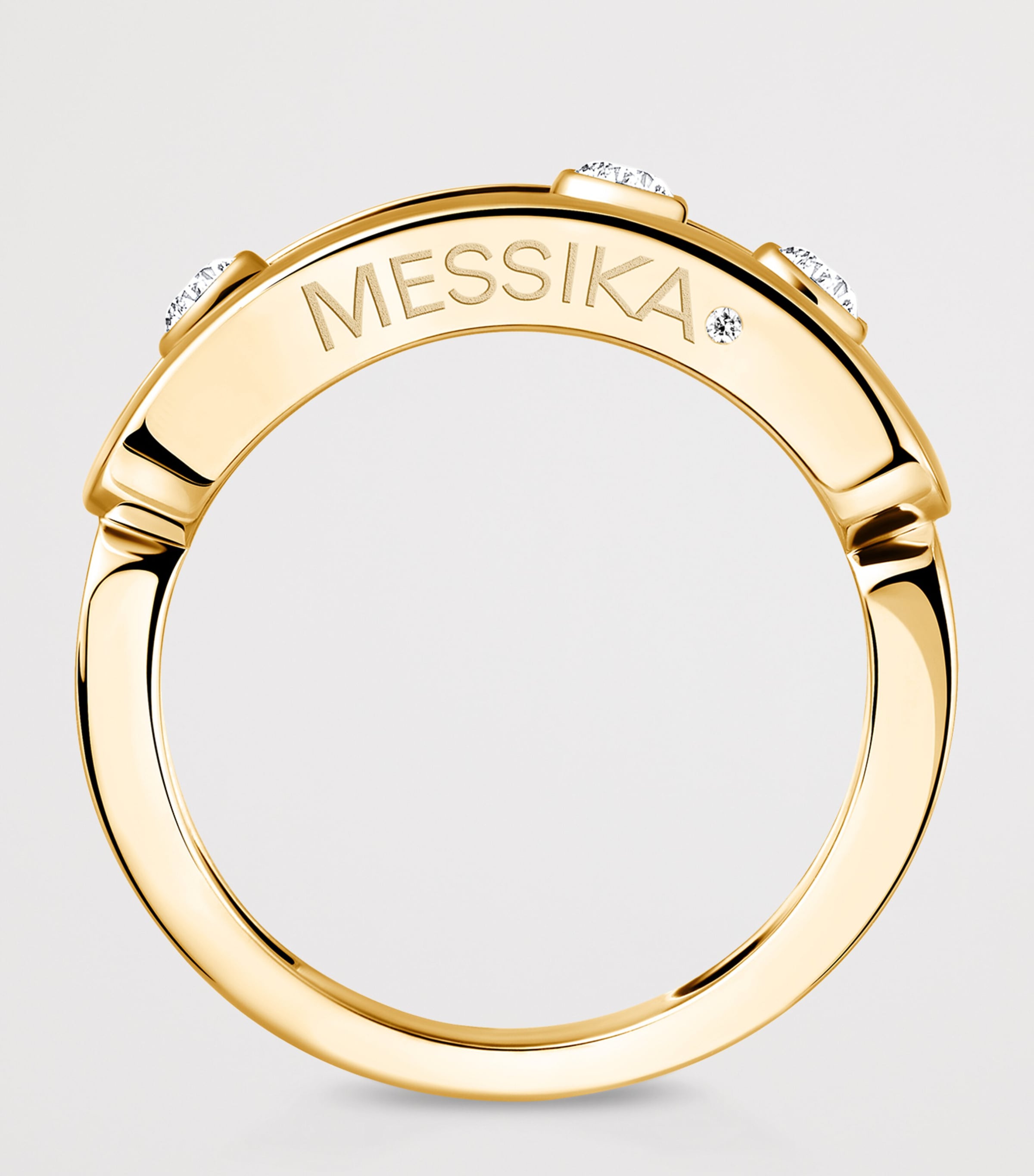 Messika Move Classique Yellow Gold and Diamond Ring (0.24ct) Yellow Gold Image 3