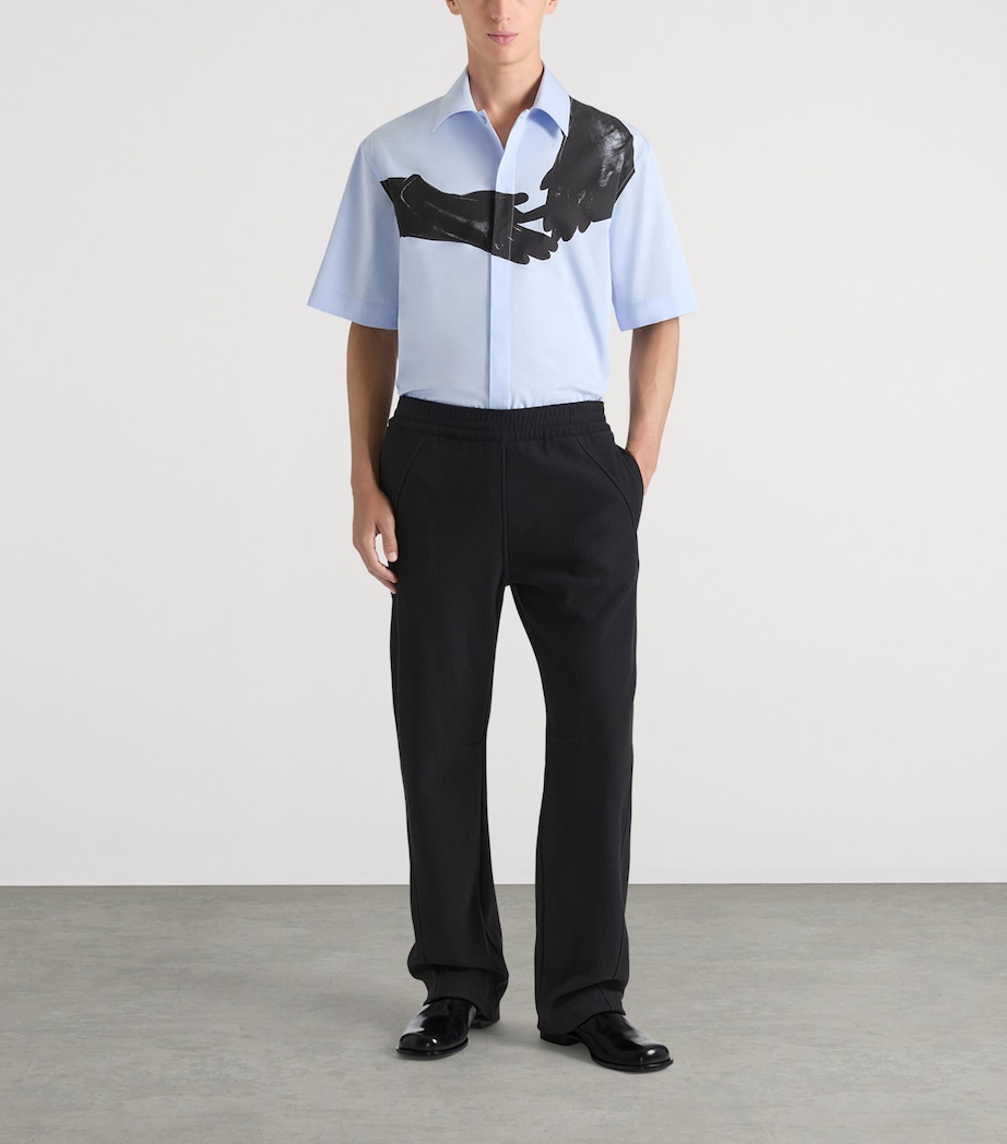 Cotton Couture Seam Sweatpants BLACK Image 2