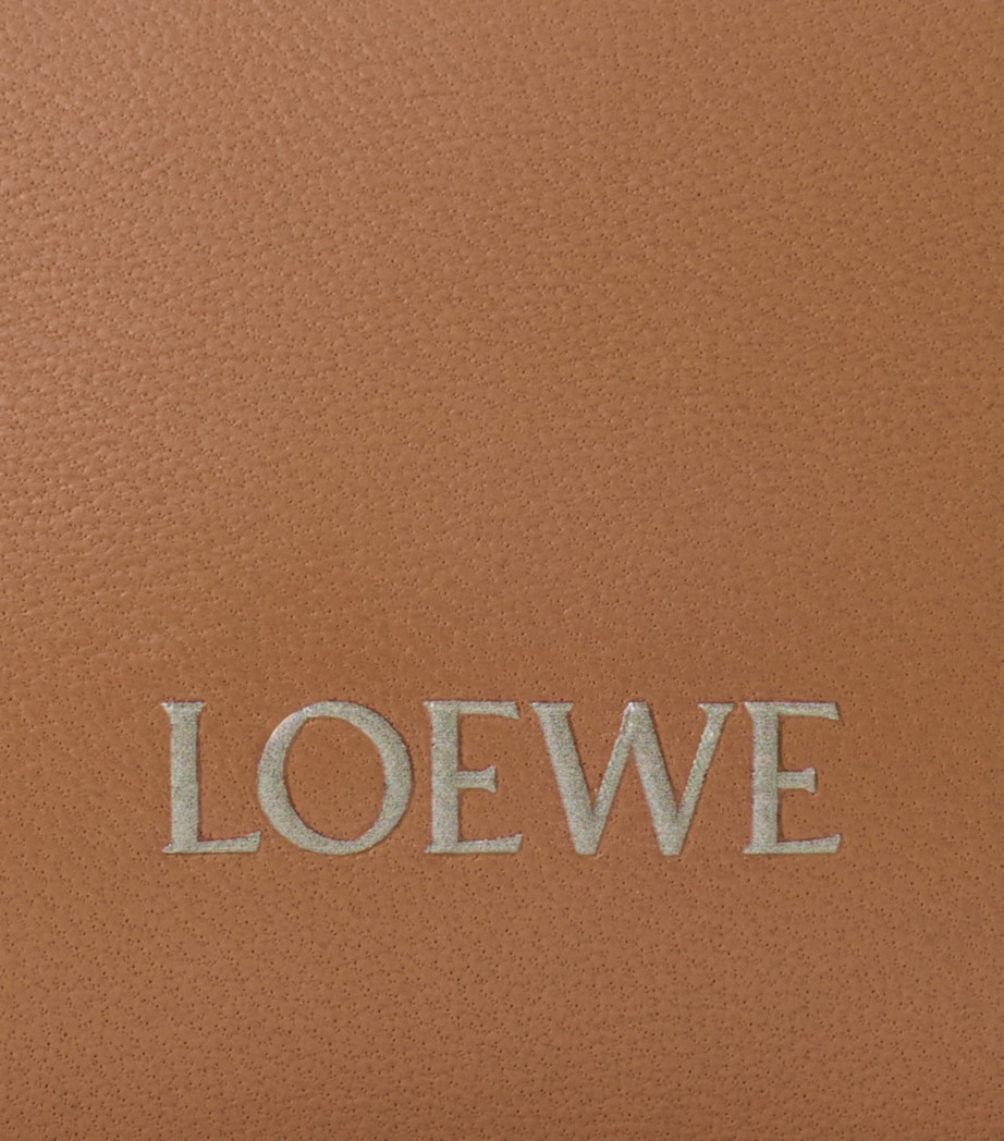 LOEWE Nappa Leather Cala Top-Handle Bag Mocha/beige Image 11