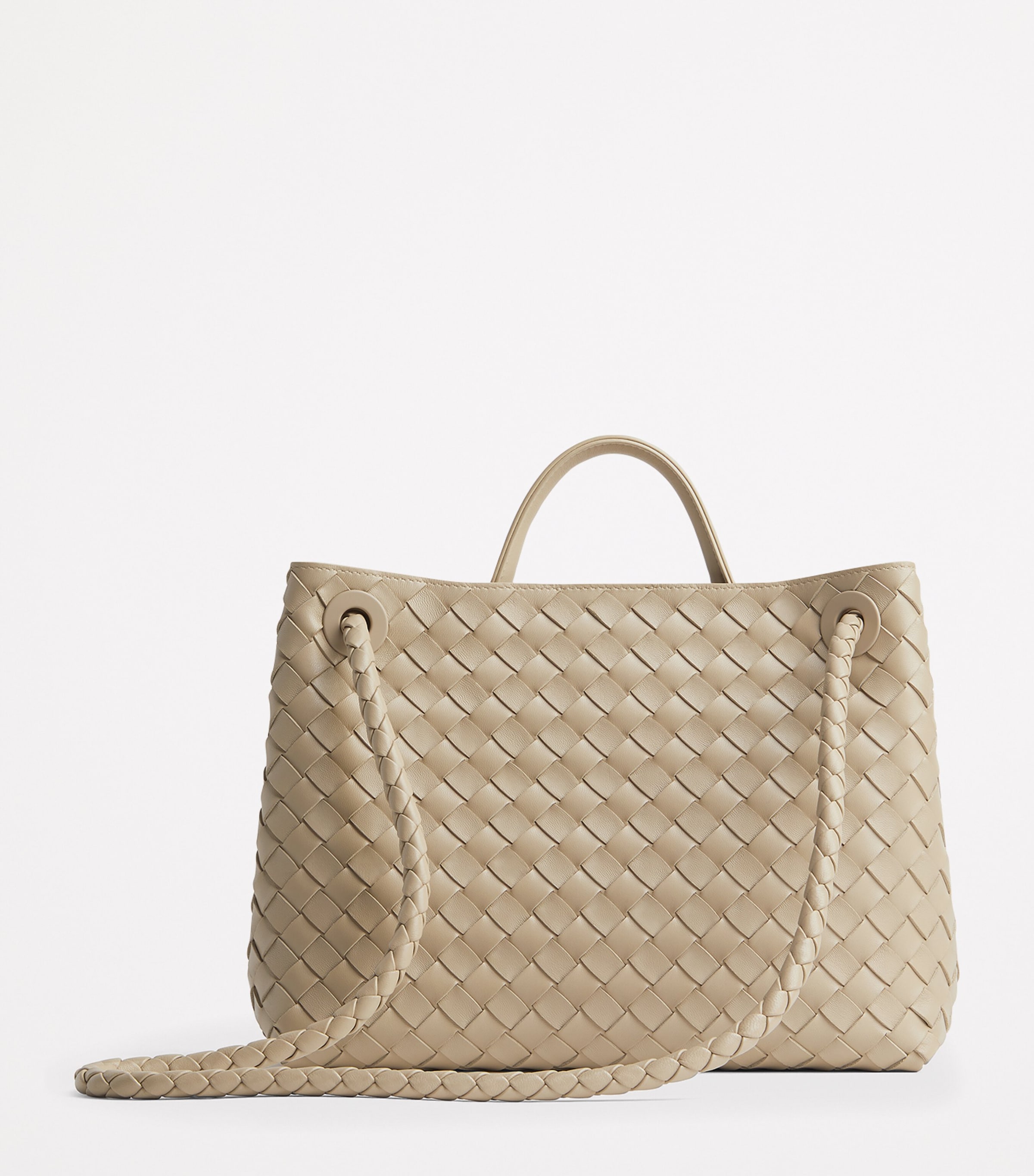Bottega Veneta Medium Leather Andiamo Shoulder Bag Image 5