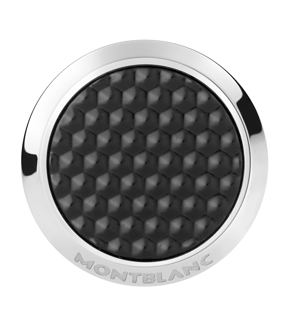 Meisterstück Lacquered Cufflinks SILVER & BLACK Image 3