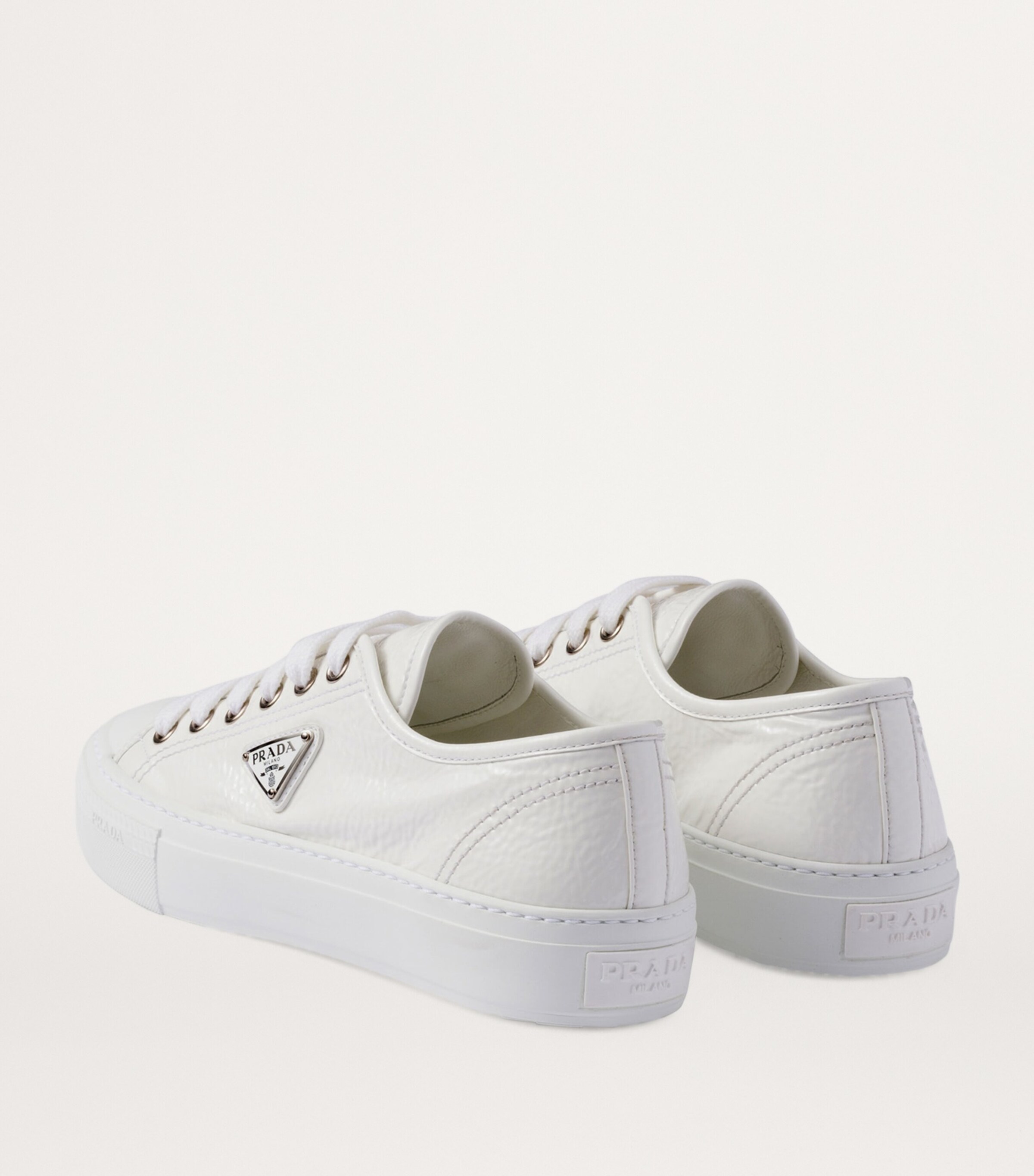 Prada Leather Naplak Sneakers Image 4