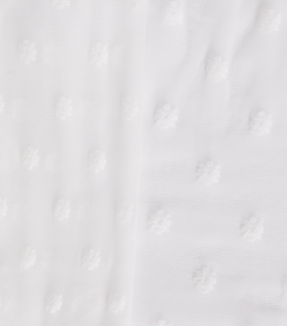 Wolford Womens Daisy Tights White Whit Image 4